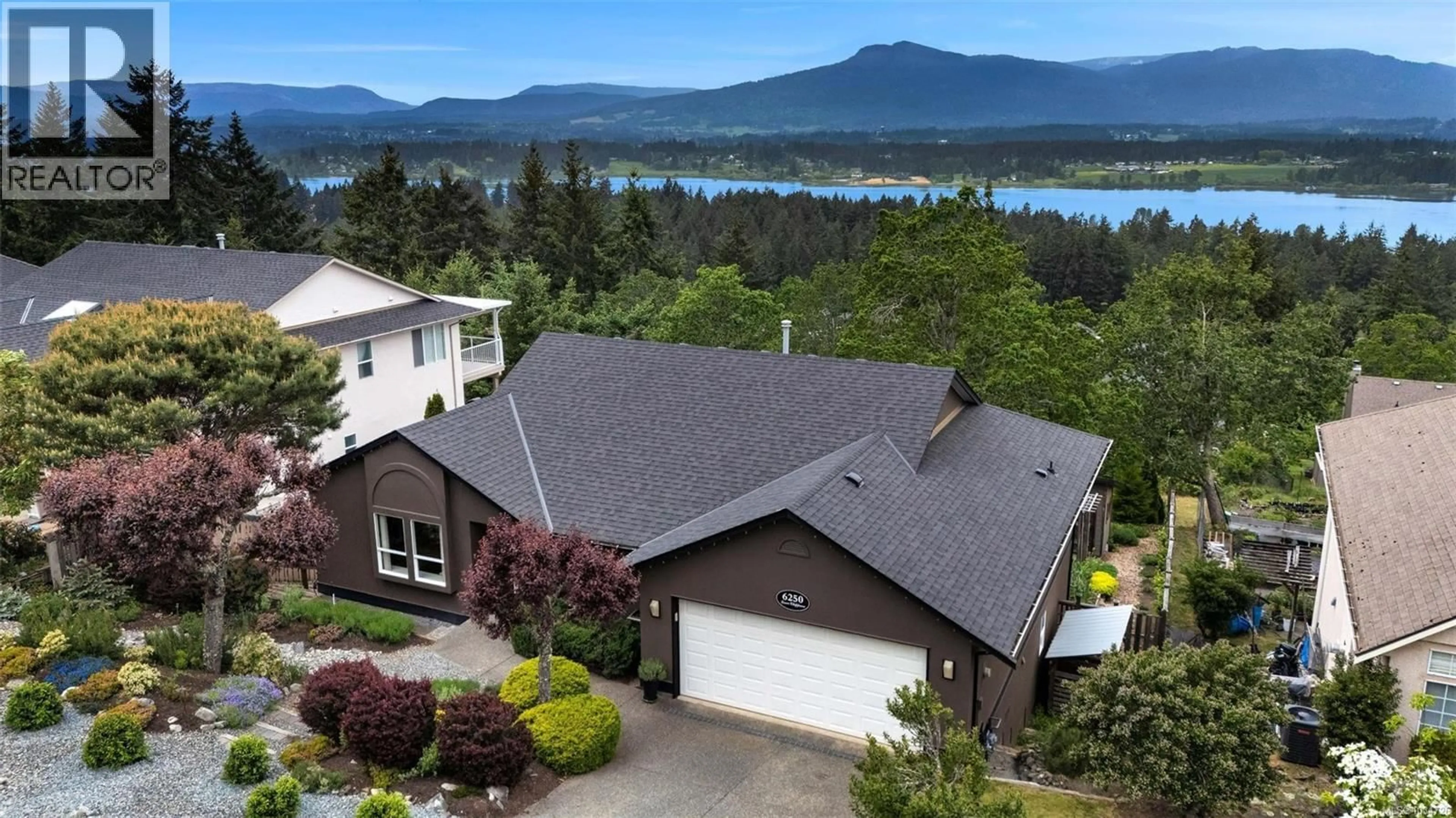 A pic from outside/outdoor area/front of a property/back of a property/a pic from drone, water/lake/river/ocean view for 6250 LOWER CHIPPEWA ROAD, Duncan British Columbia V9L5P8