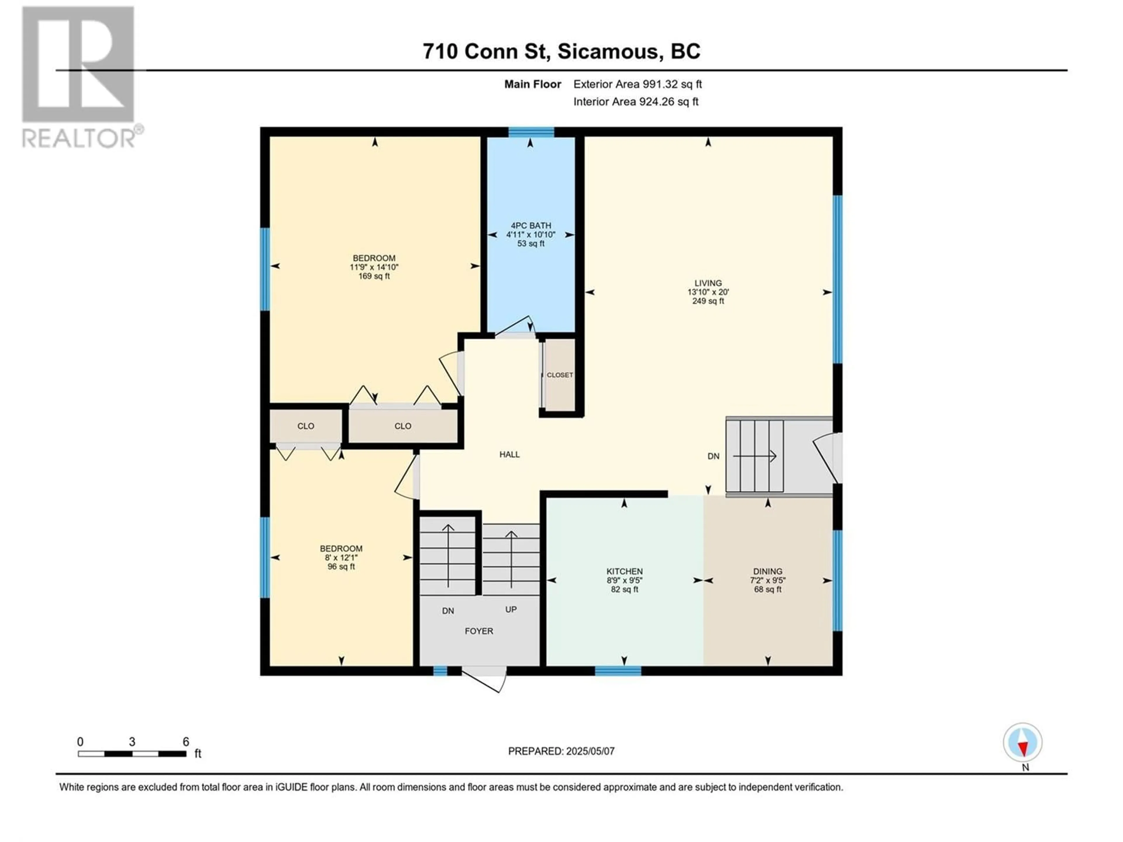 Floor plan for 710 CONN STREET, Sicamous British Columbia V0E2B0