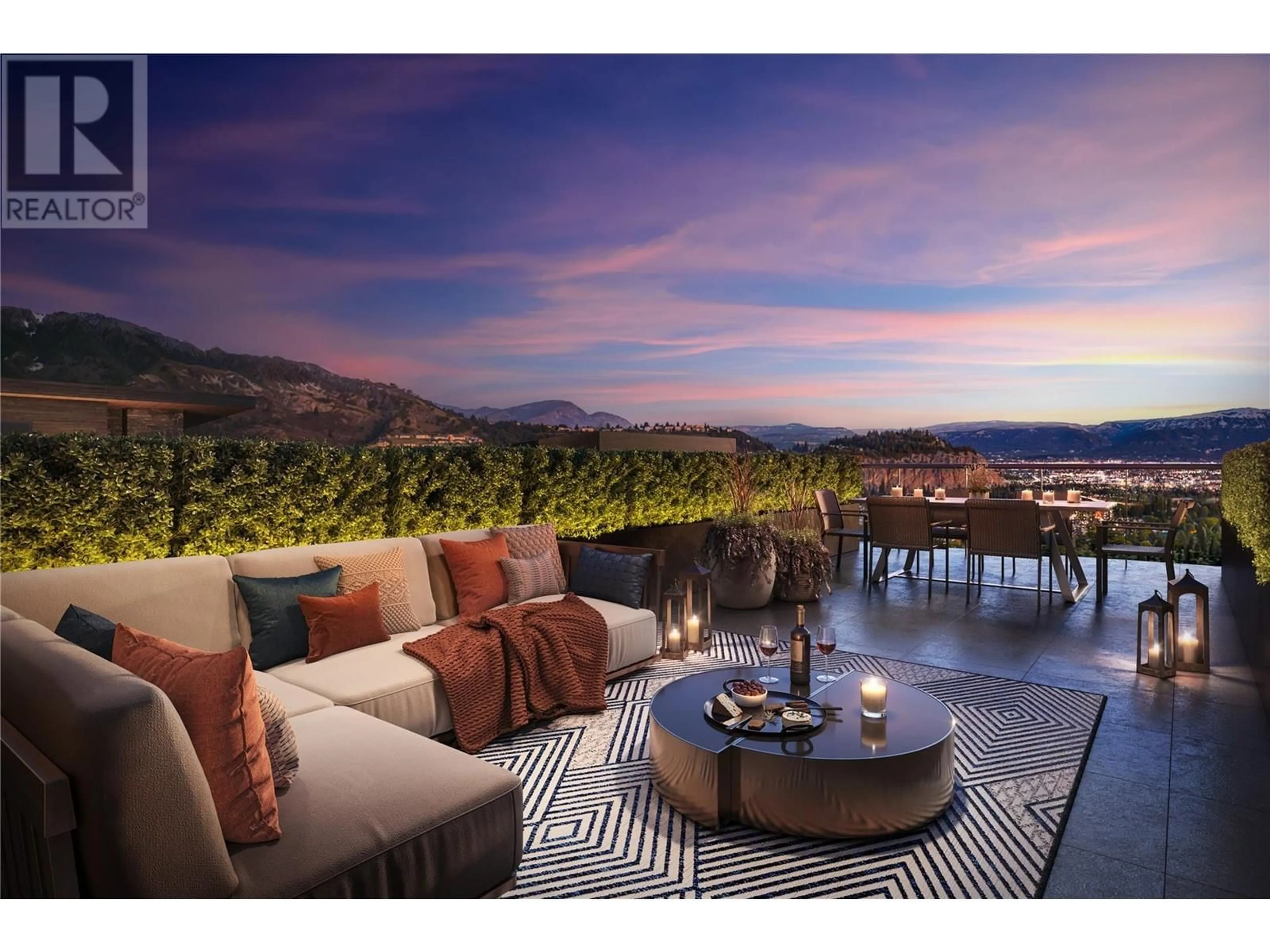 Patio, water/lake/river/ocean view for 212 - 630 BOYNTON PLACE, Kelowna British Columbia V1V3B8