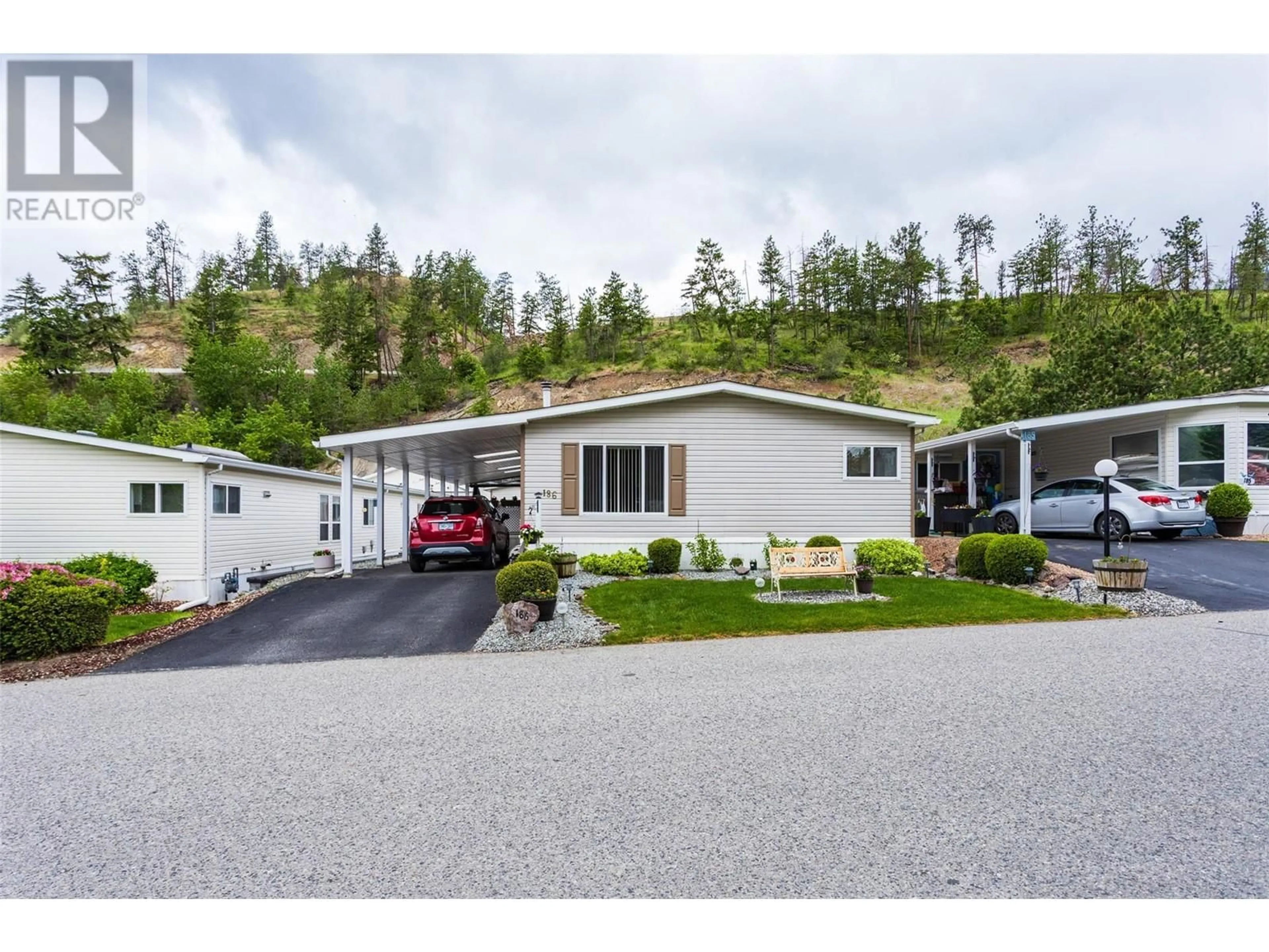 Home with vinyl exterior material, mountain view for 186 - 1850 SHANNON LAKE ROAD, West Kelowna British Columbia V4T1L4