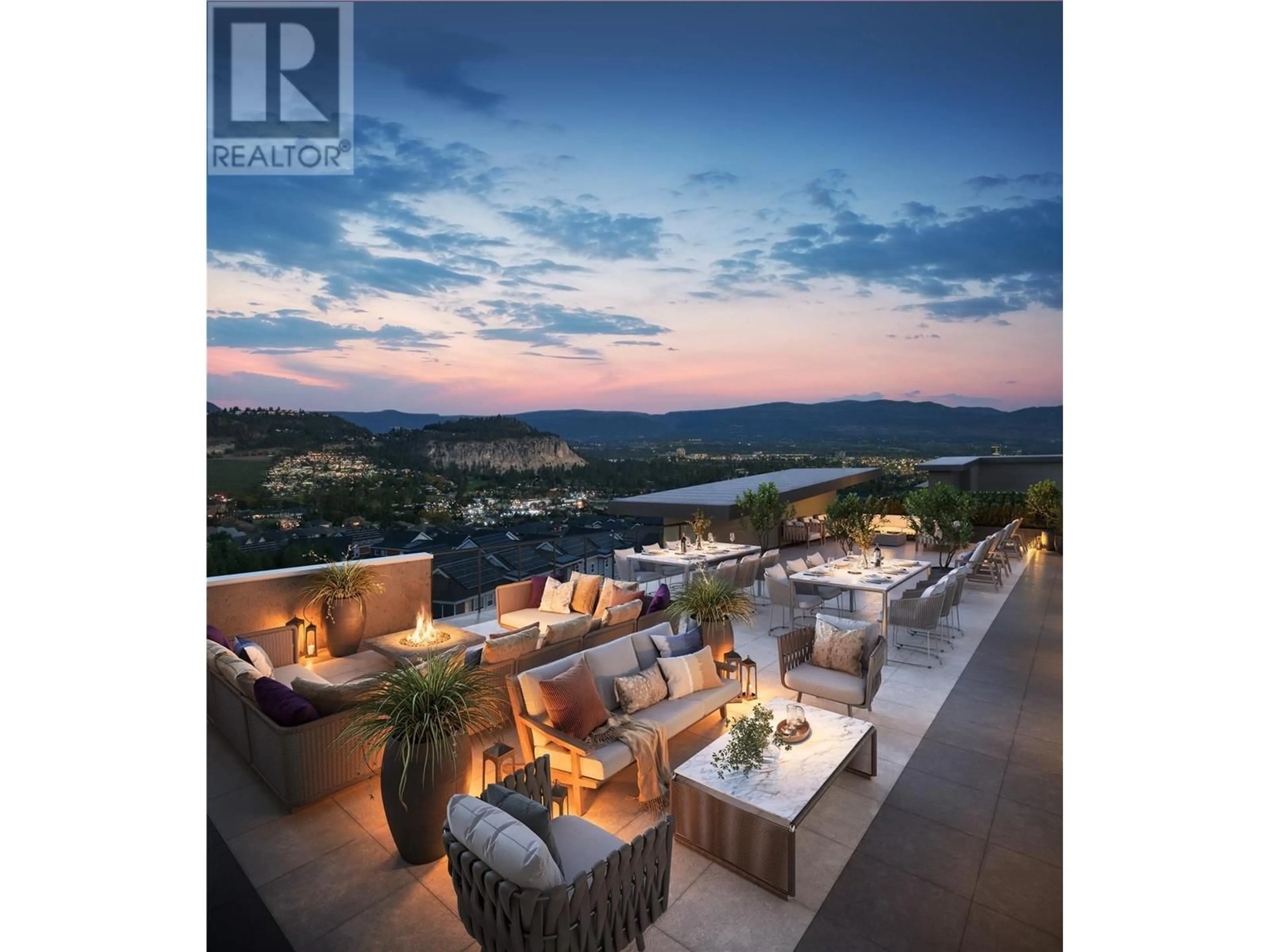 Patio, water/lake/river/ocean view for 421 - 660 BOYNTON PLACE, Kelowna British Columbia V1V3B8