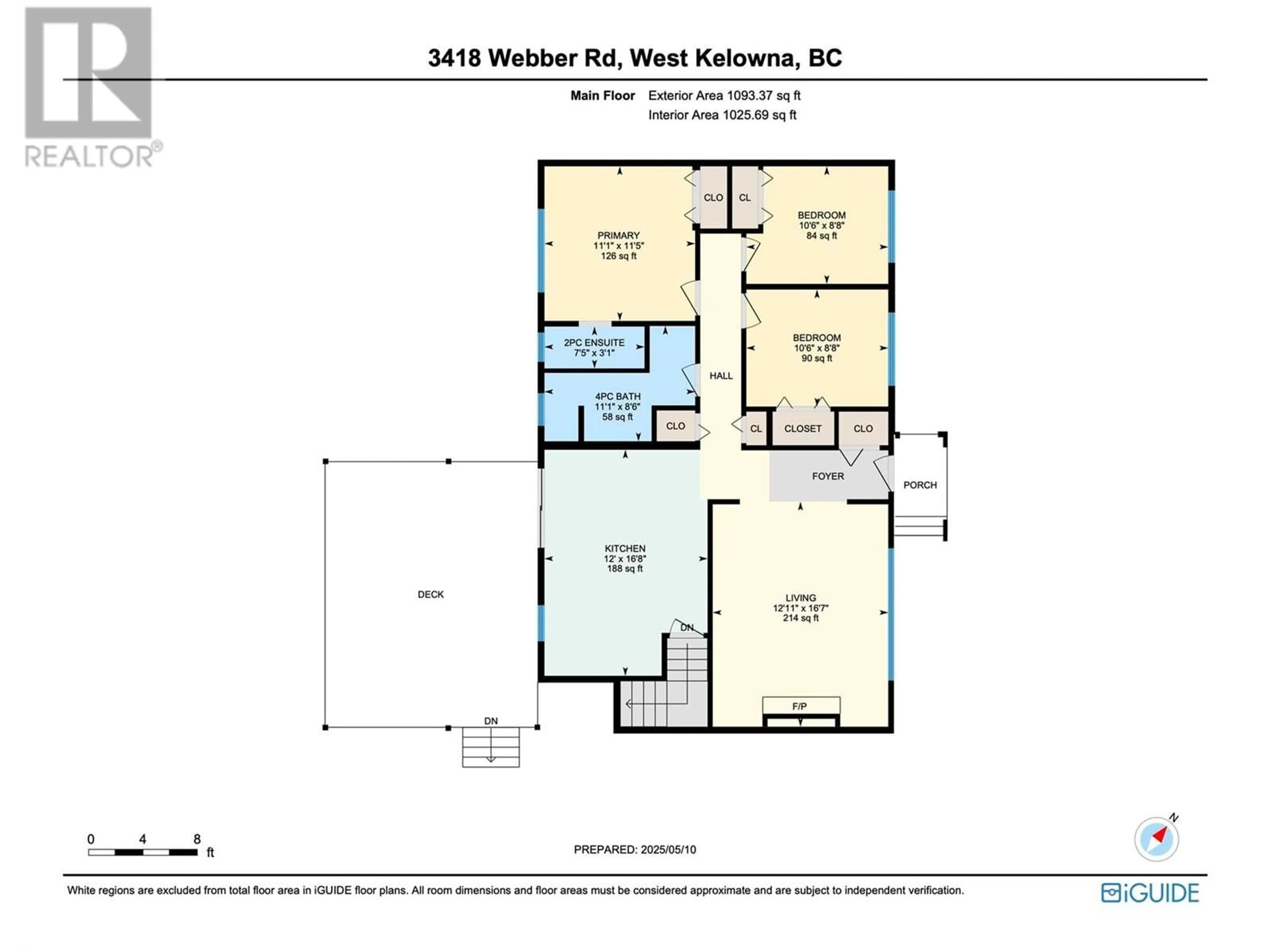 Floor plan for 3418 WEBBER ROAD, West Kelowna British Columbia V4T1H3