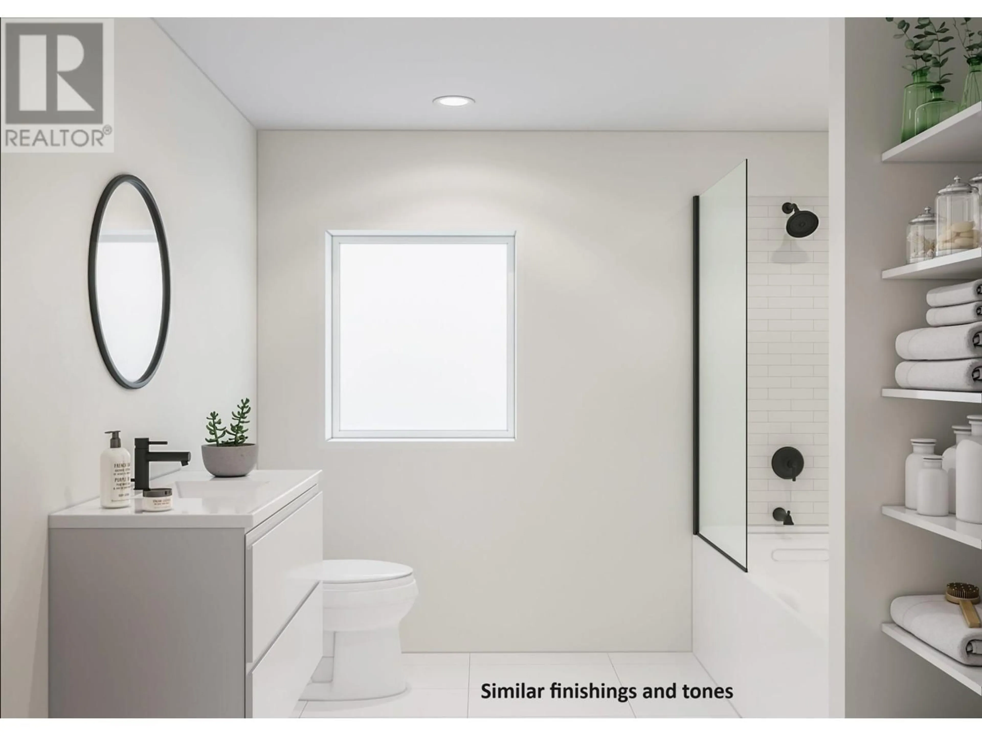 Contemporary bathroom, ceramic/tile floor for SL A - 309 WEST GORE STREET, Nelson British Columbia V1L3G9