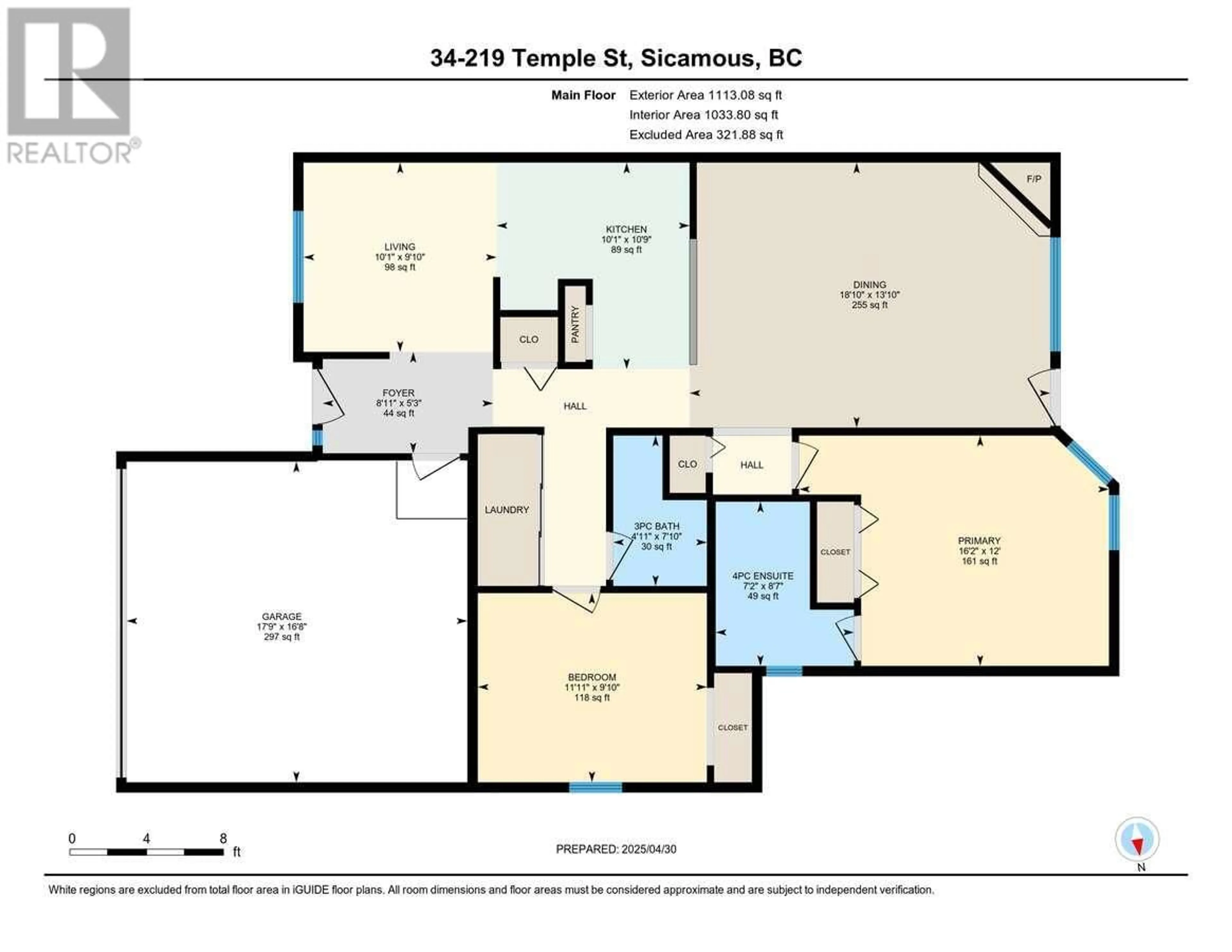 Floor plan for 34 - 219 TEMPLE STREET, Sicamous British Columbia V0E2V1