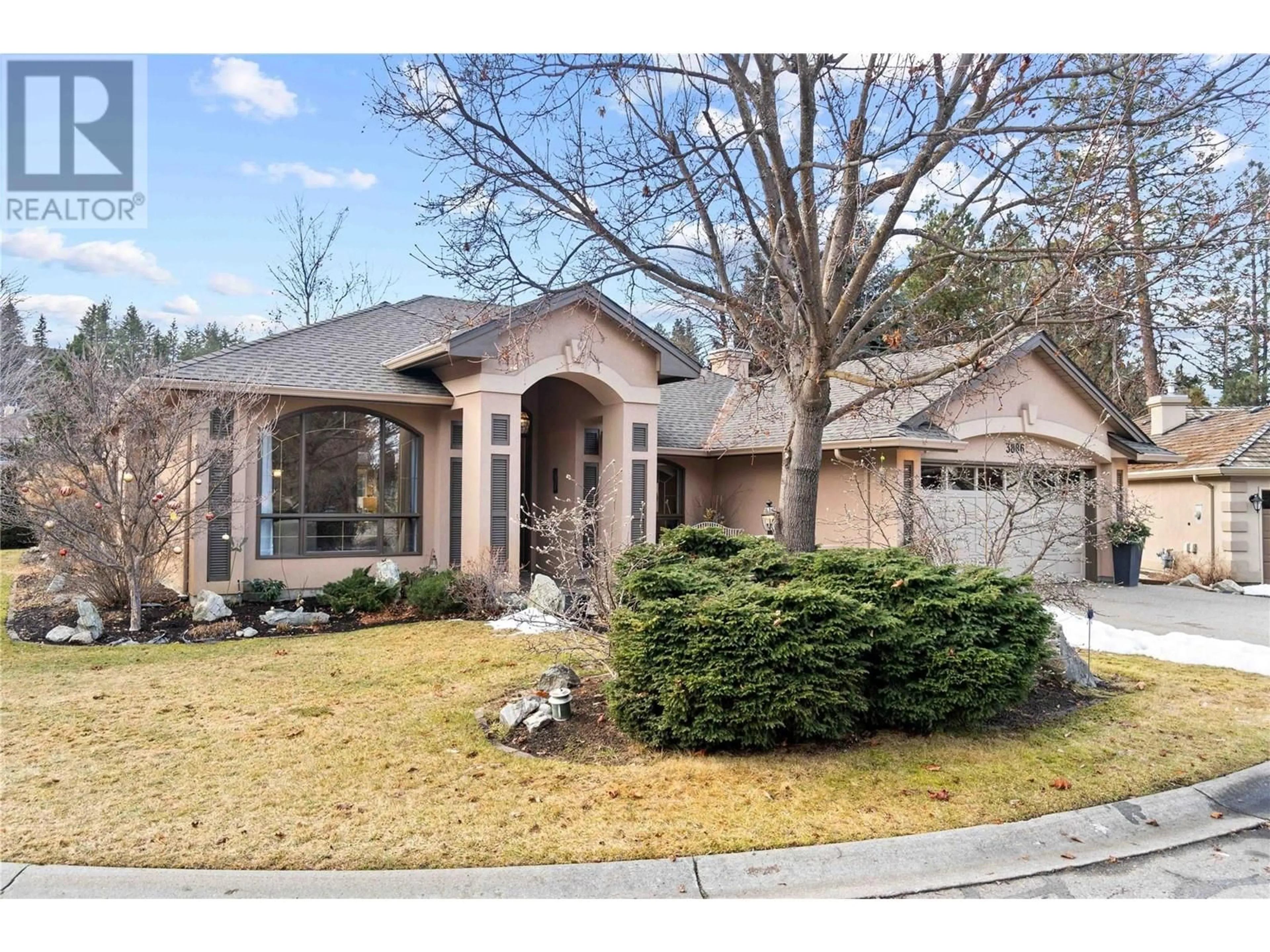 Home with brick exterior material, street for 3886 GALLAGHERS OTHER, Kelowna British Columbia V1W3Z9