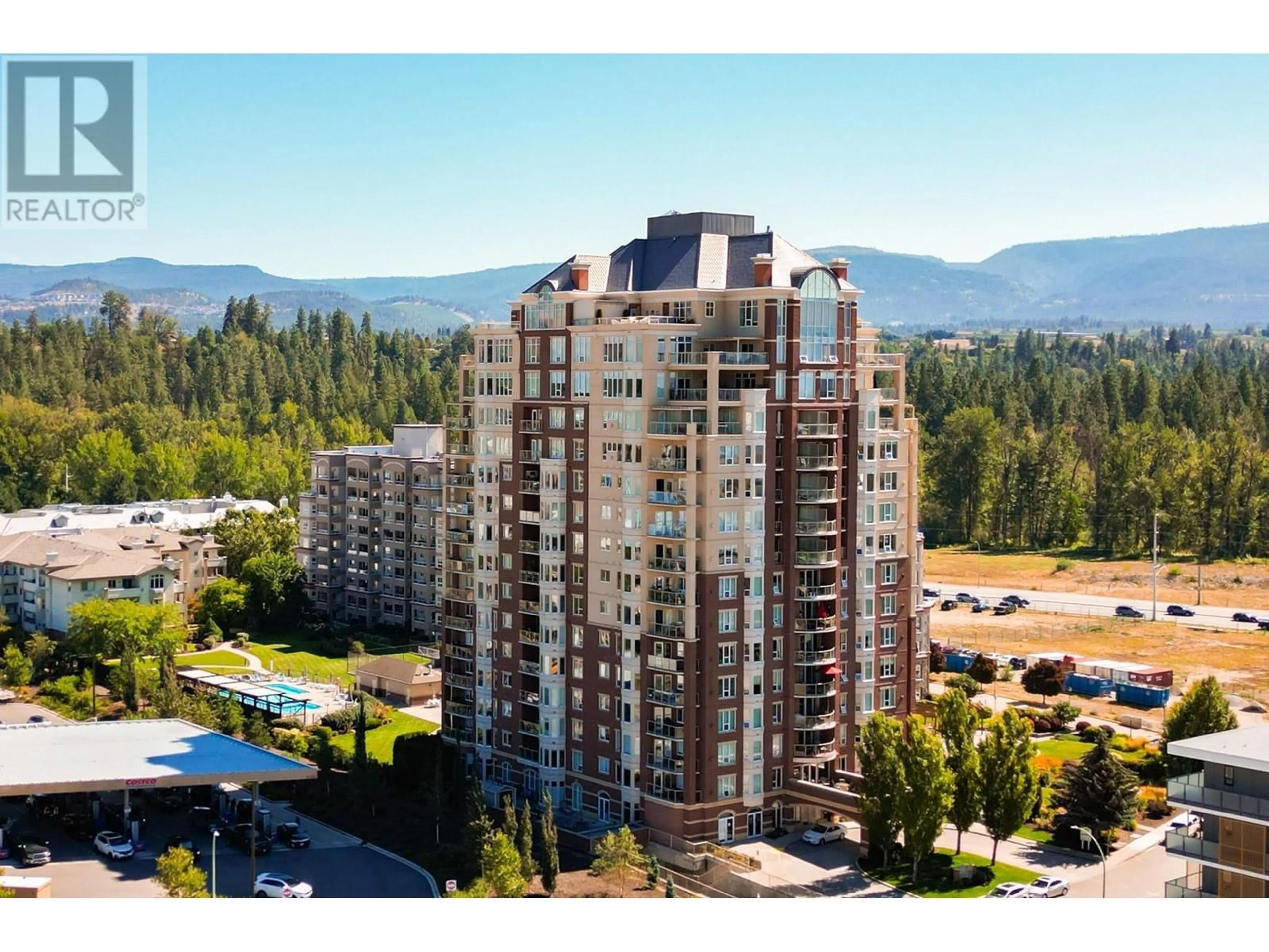 A pic from outside/outdoor area/front of a property/back of a property/a pic from drone, mountain view for 901 - 1947 UNDERHILL STREET, Kelowna British Columbia V1X7Z5