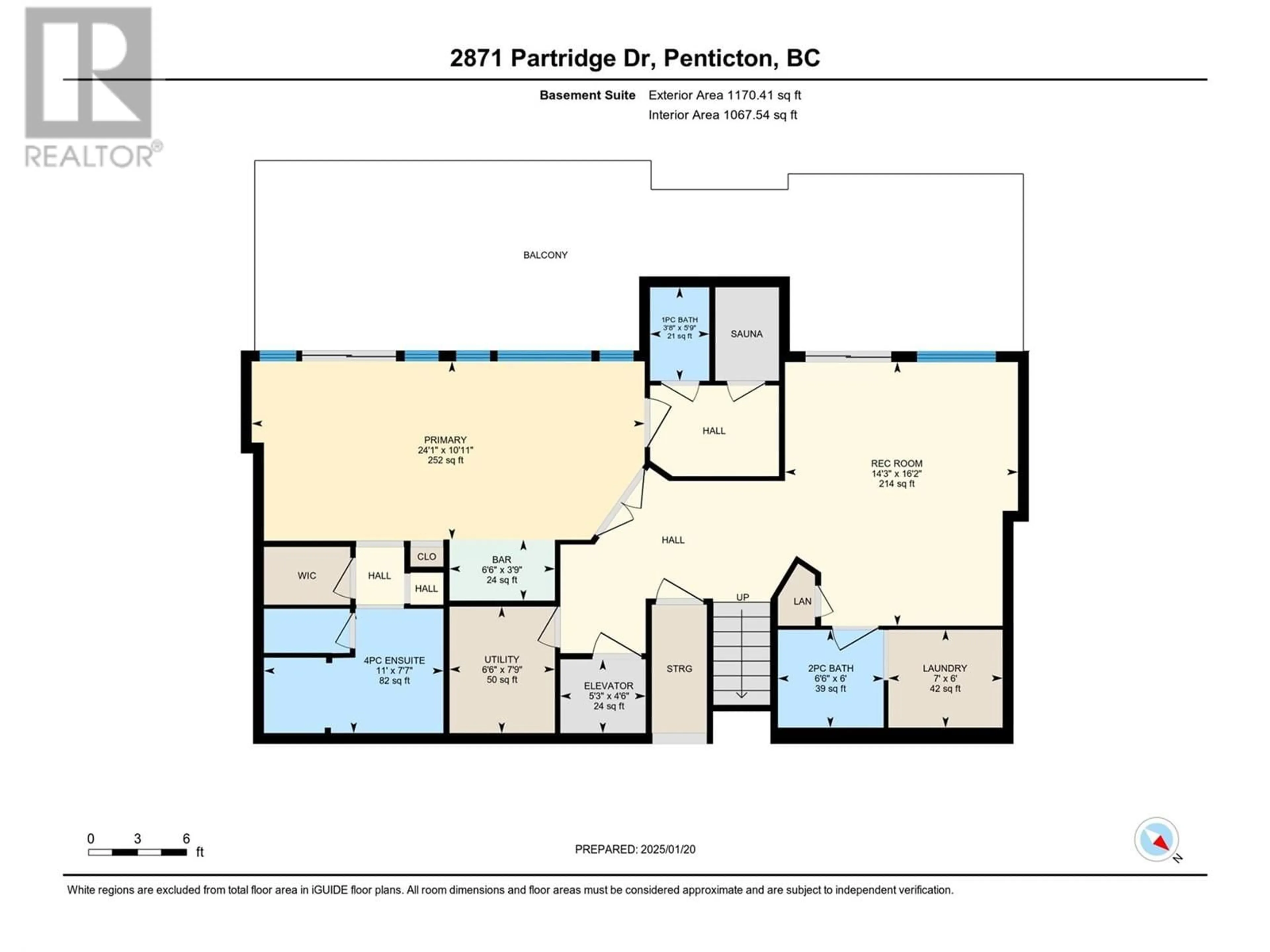 Floor plan for 2871 PARTRIDGE DRIVE, Penticton British Columbia V2A9A9