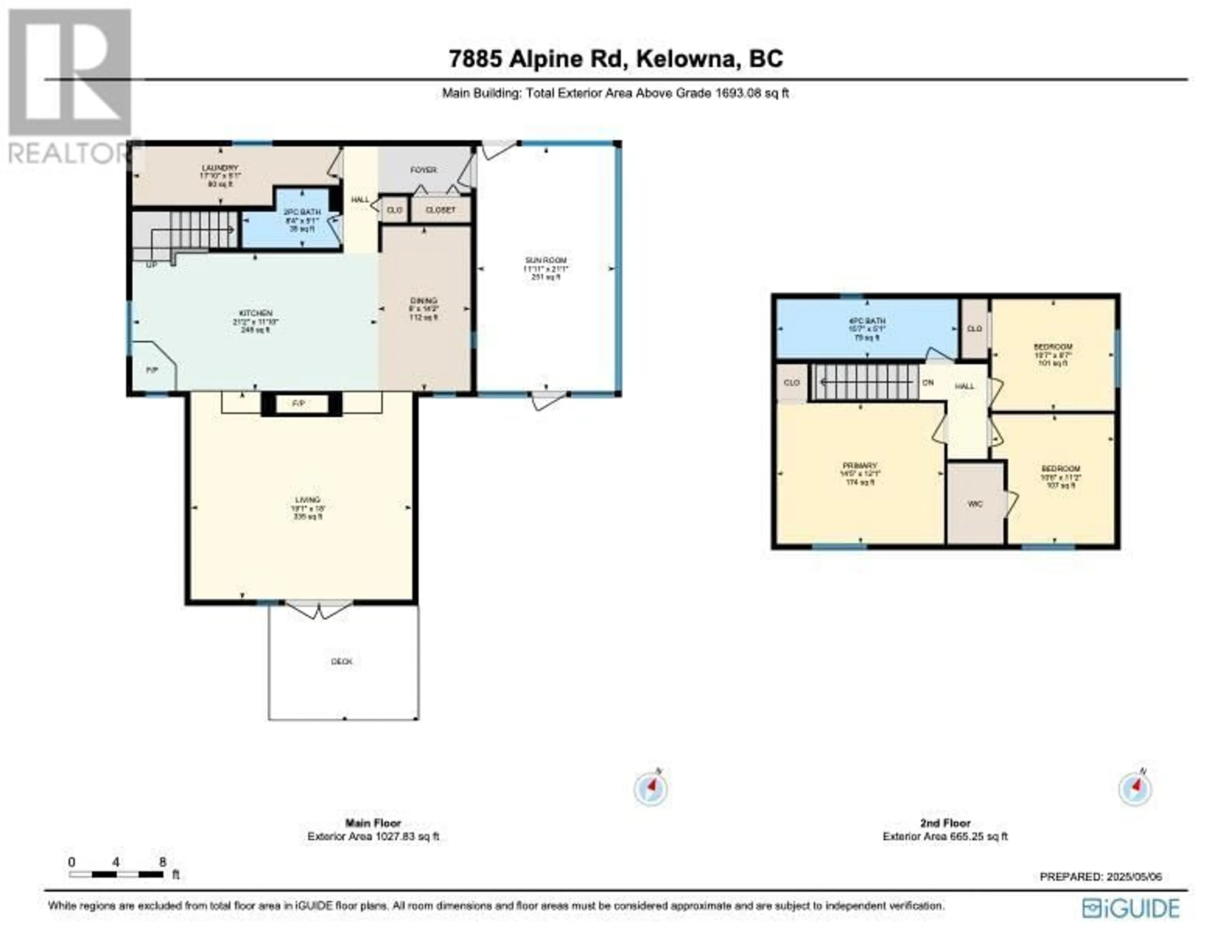 Floor plan for 7885 ALPINE ROAD, Kelowna British Columbia V1Z3V4