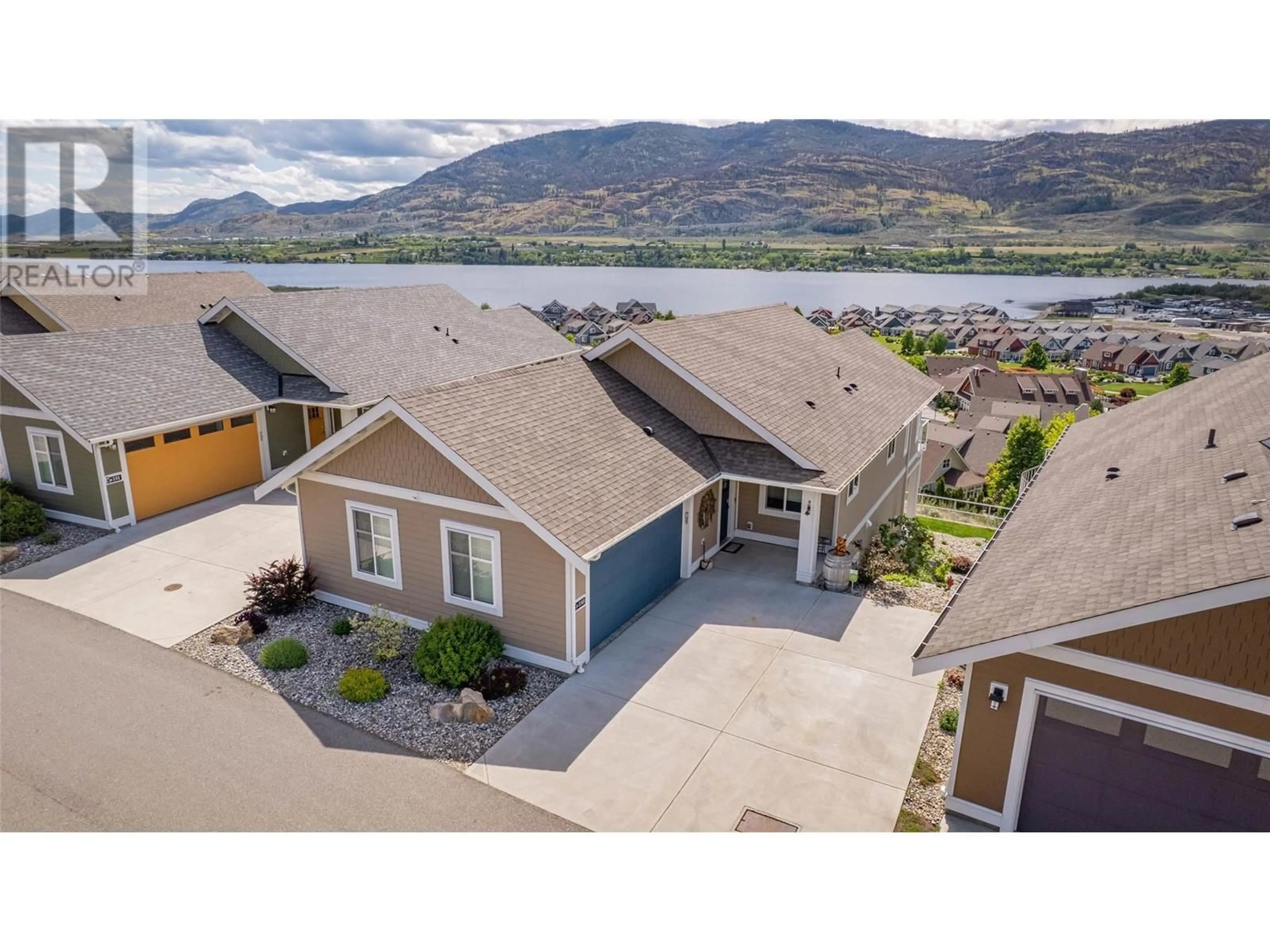 A pic from outside/outdoor area/front of a property/back of a property/a pic from drone, water/lake/river/ocean view for 180 - 2450 RADIO TOWER ROAD, Oliver British Columbia V0H1T1
