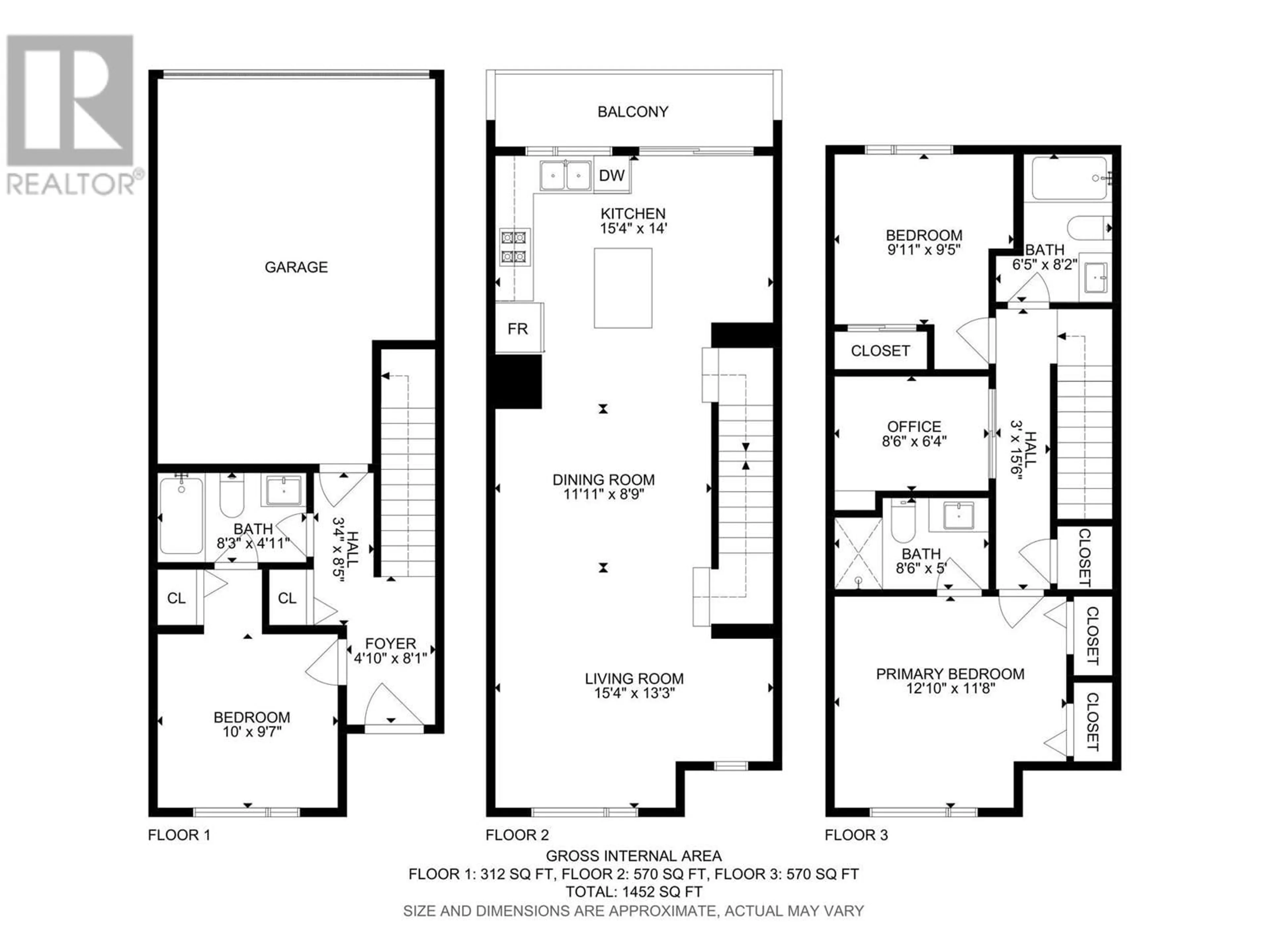 Floor plan for 61 - 13098 SHORELINE WAY, Lake Country British Columbia V4V0A8