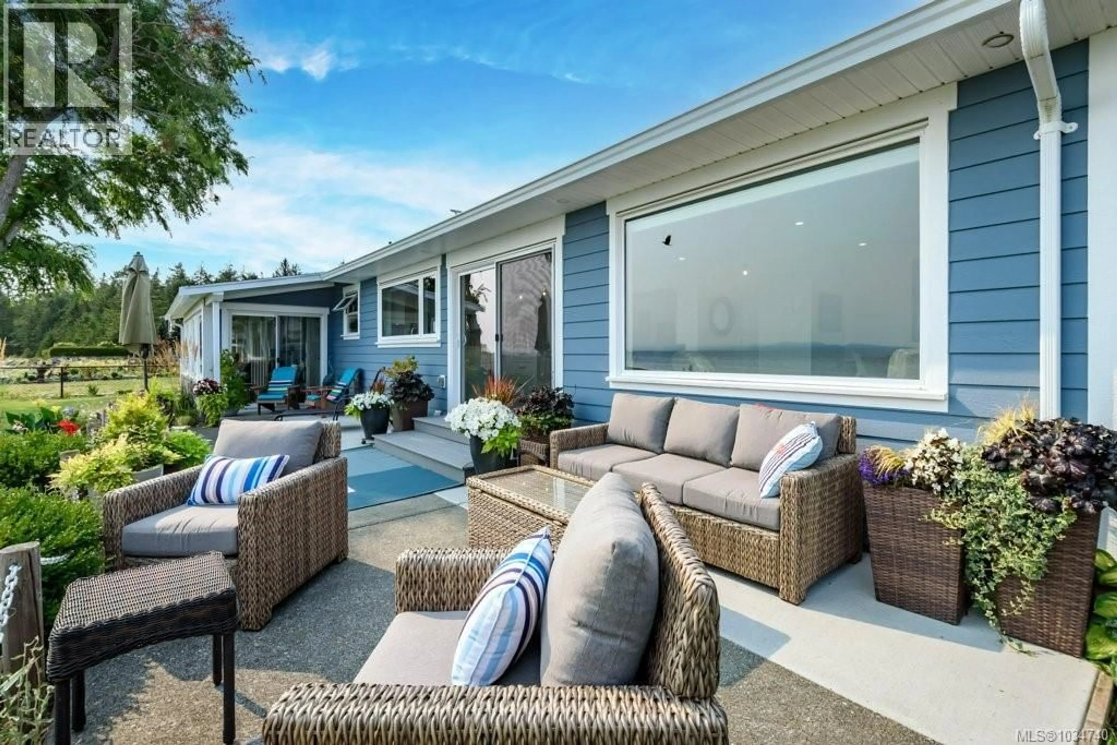 Patio, water/lake/river/ocean view for 1938 SINGING SANDS ROAD, Courtenay British Columbia V9M3X9