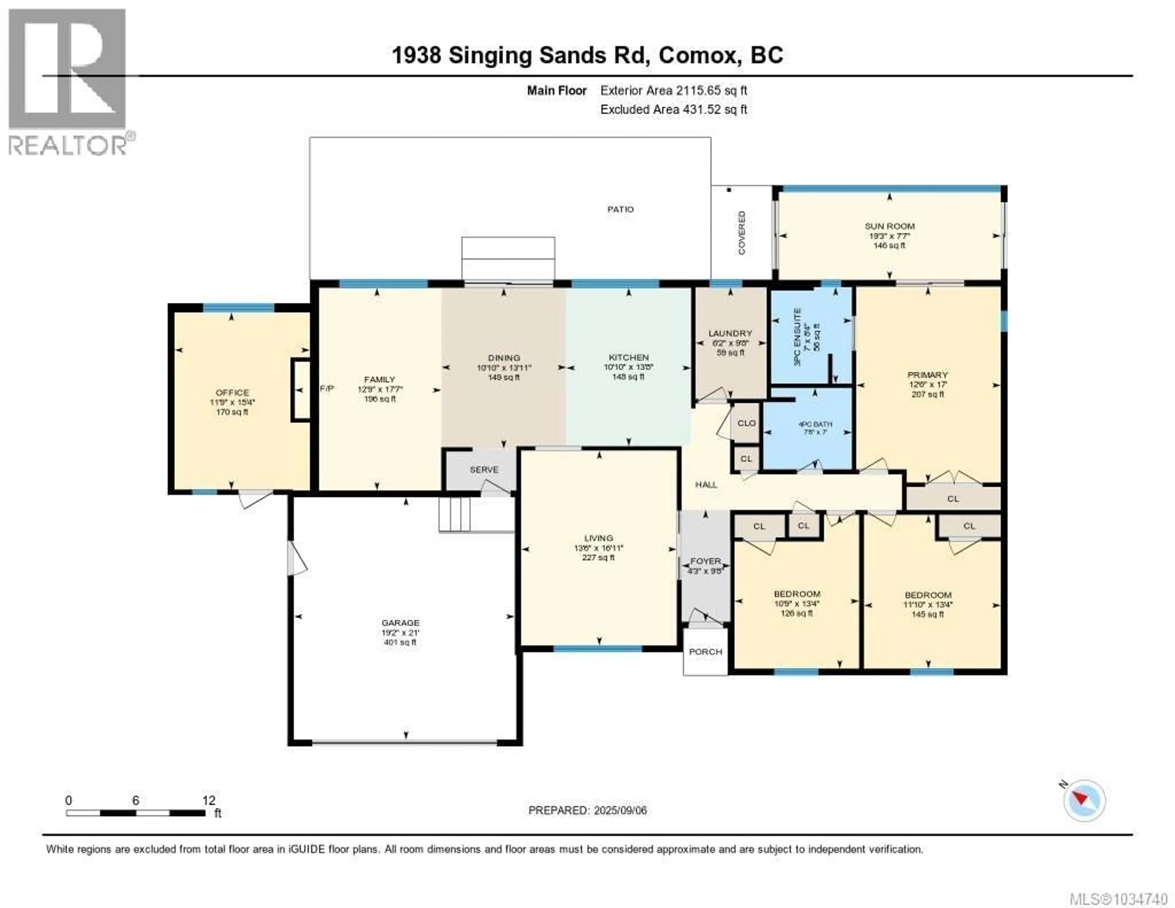 Floor plan for 1938 SINGING SANDS ROAD, Courtenay British Columbia V9M3X9