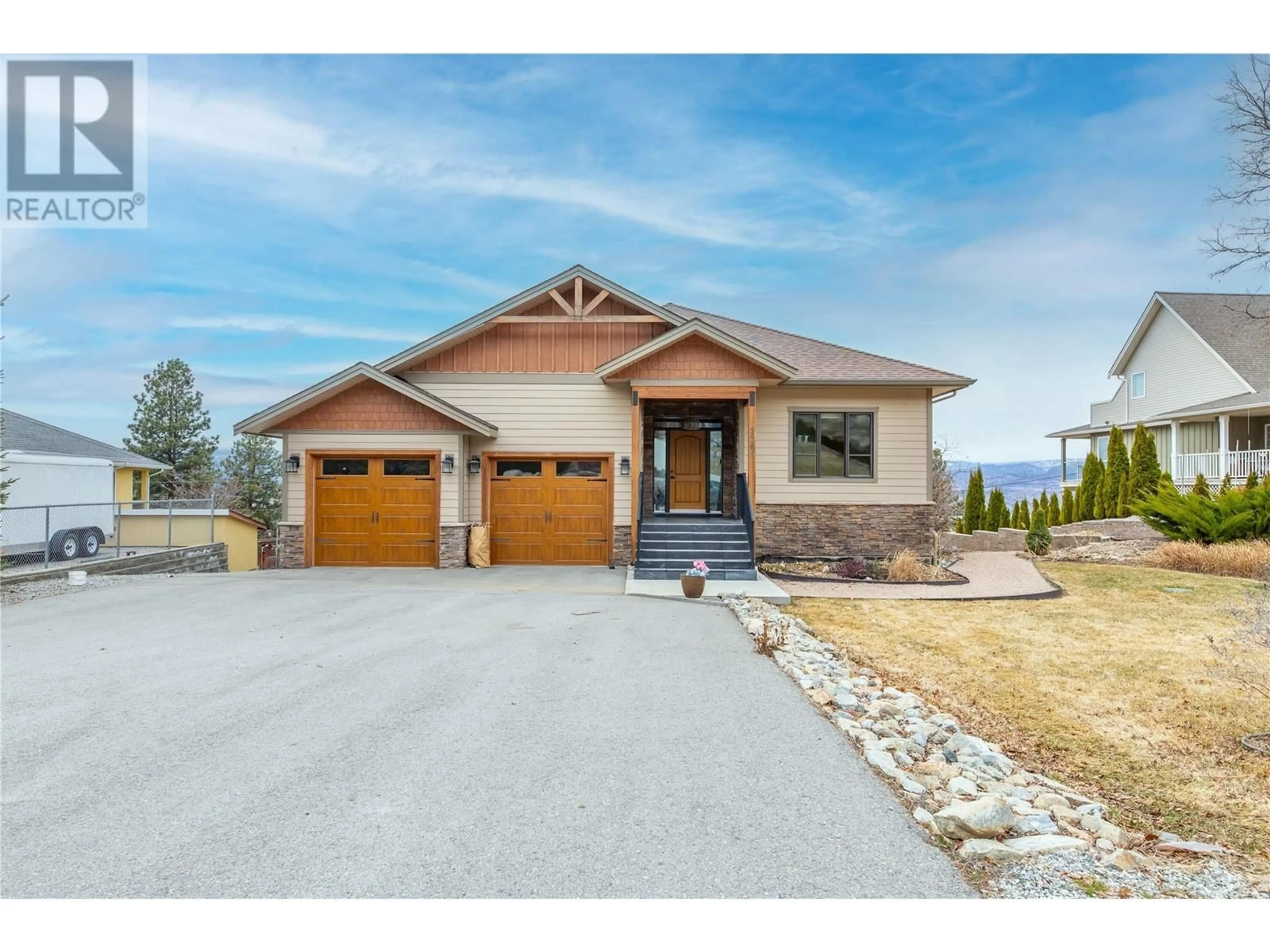 Home with brick exterior material, street for 2765 WINIFRED ROAD, Naramata British Columbia V0H1N1