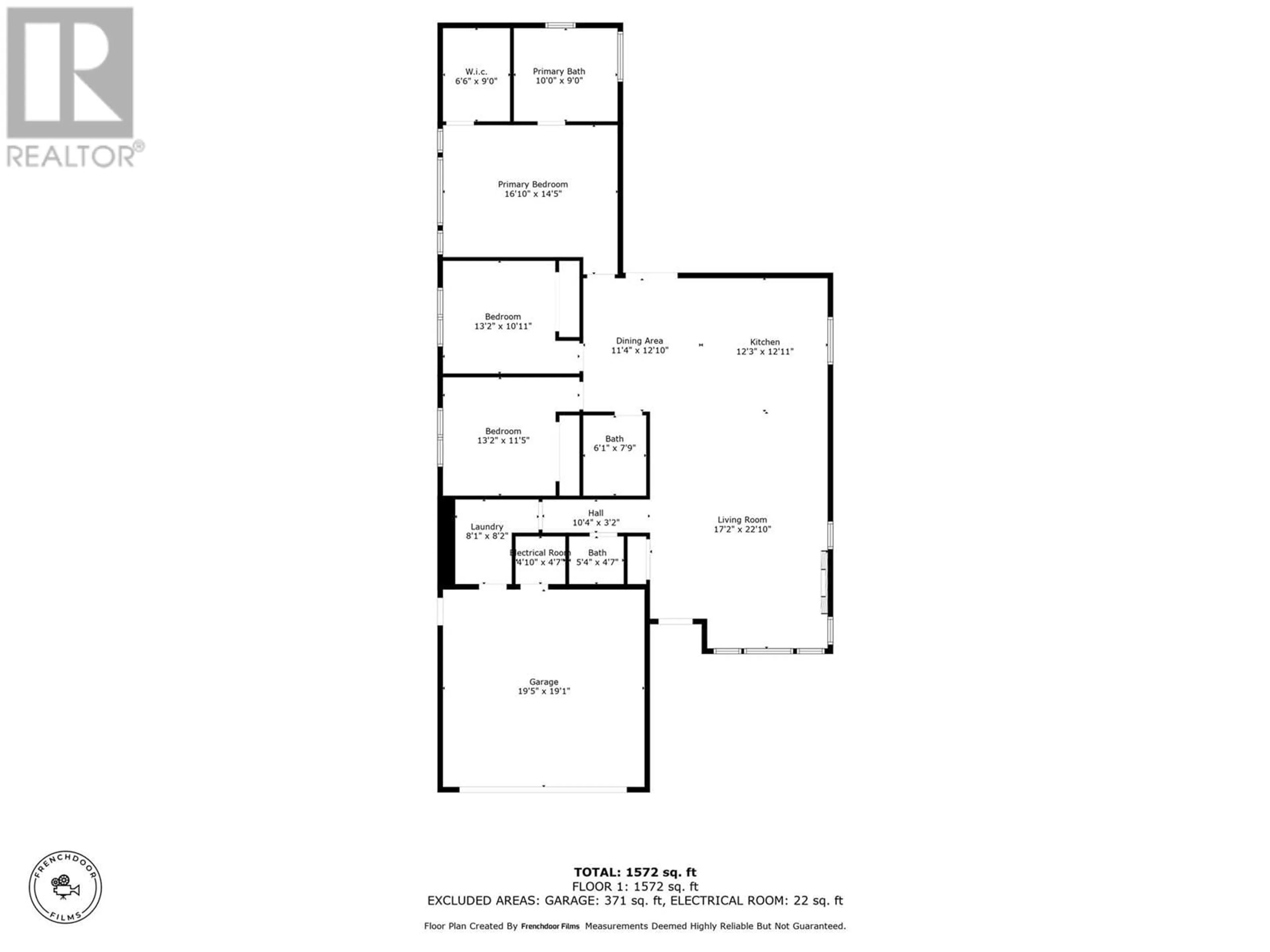 Floor plan for 1580 CHESTNUT AVENUE, Merritt British Columbia V1K0A9