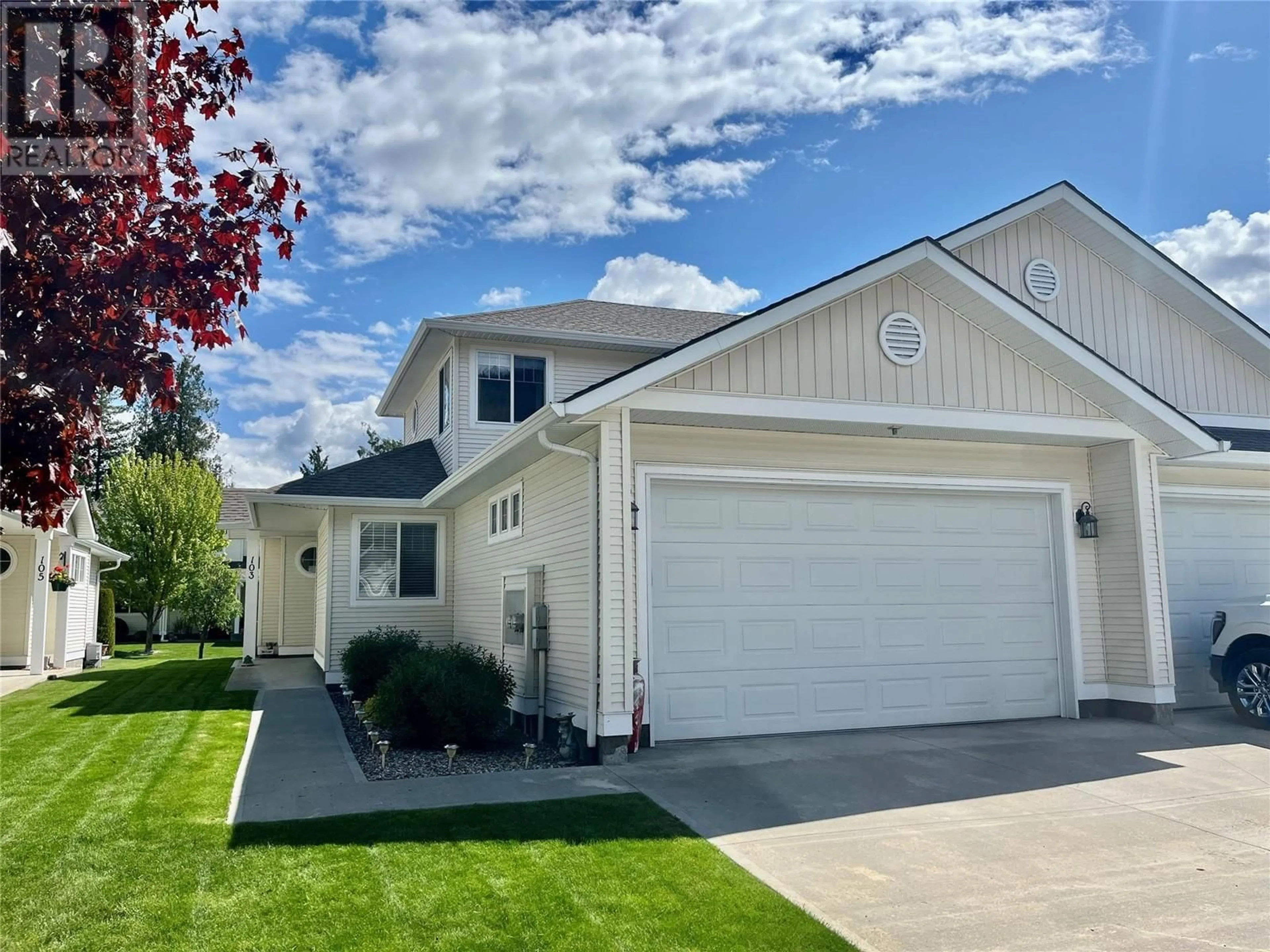 Home with vinyl exterior material, street for 103 - 222 MARTIN STREET, Sicamous British Columbia V0E2V1