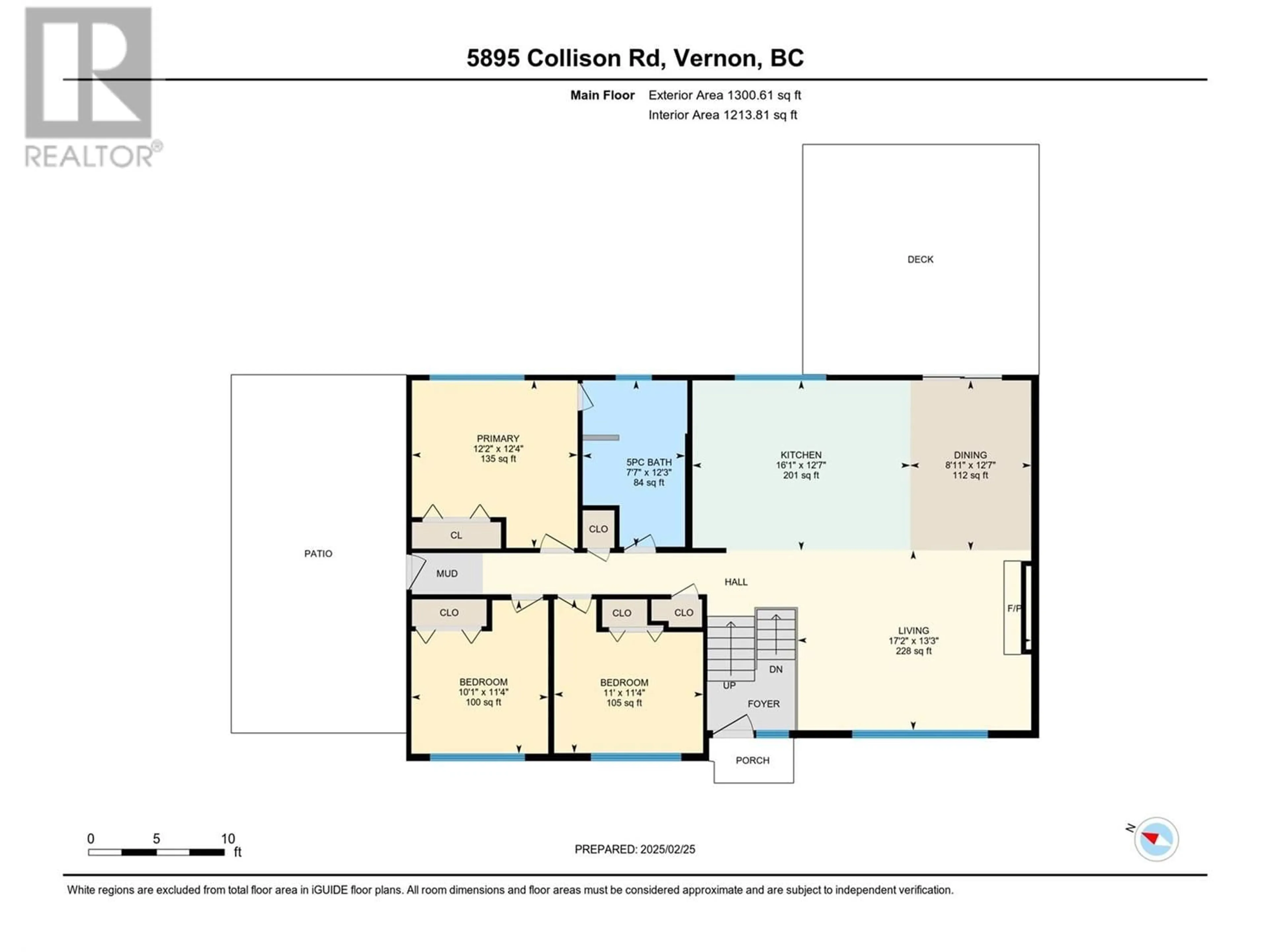 Floor plan for 5895 COLLISON ROAD, Vernon British Columbia V1B3L4