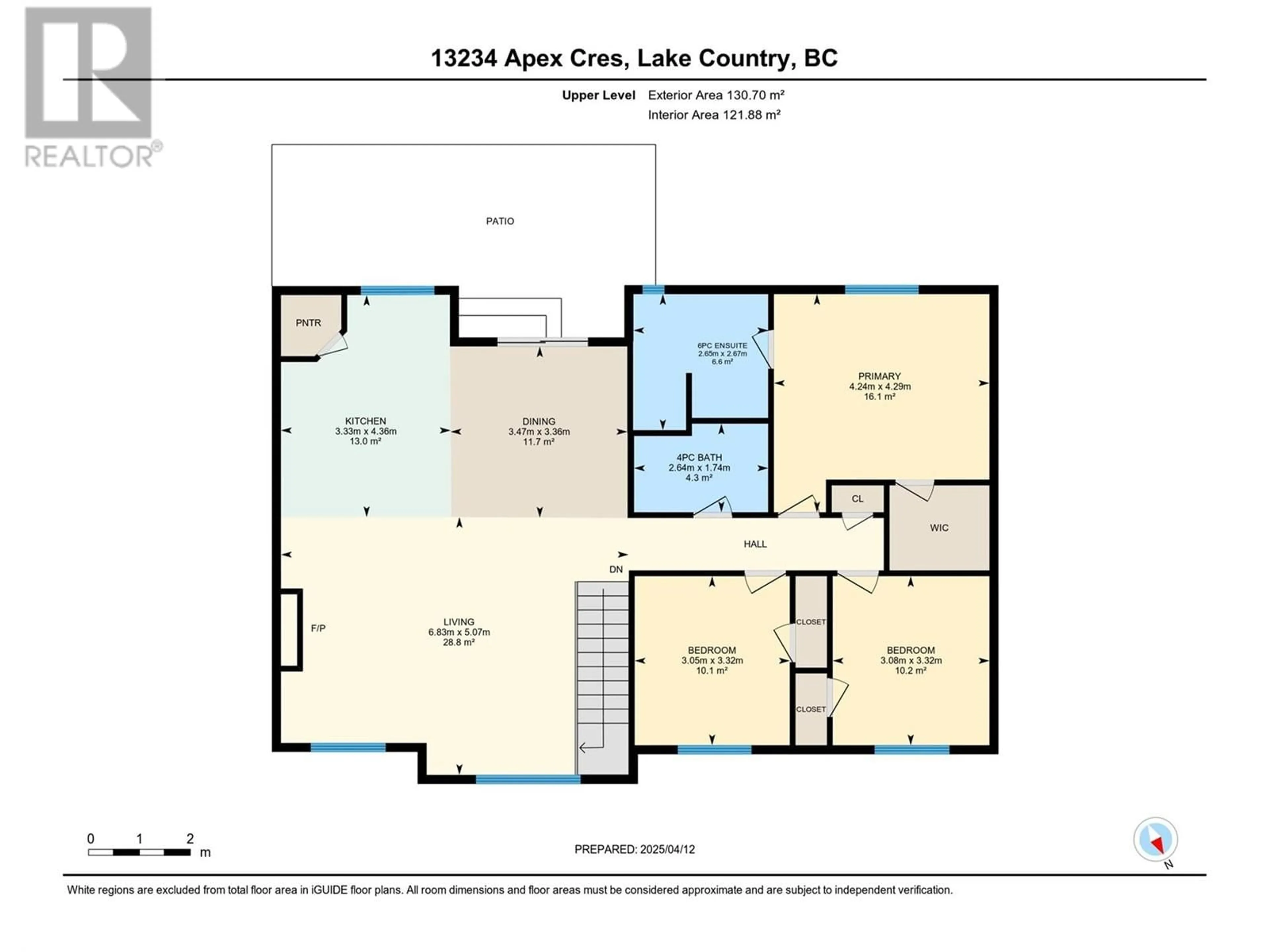 Floor plan for 13234 APEX CRESCENT, Lake Country British Columbia V4V2W1