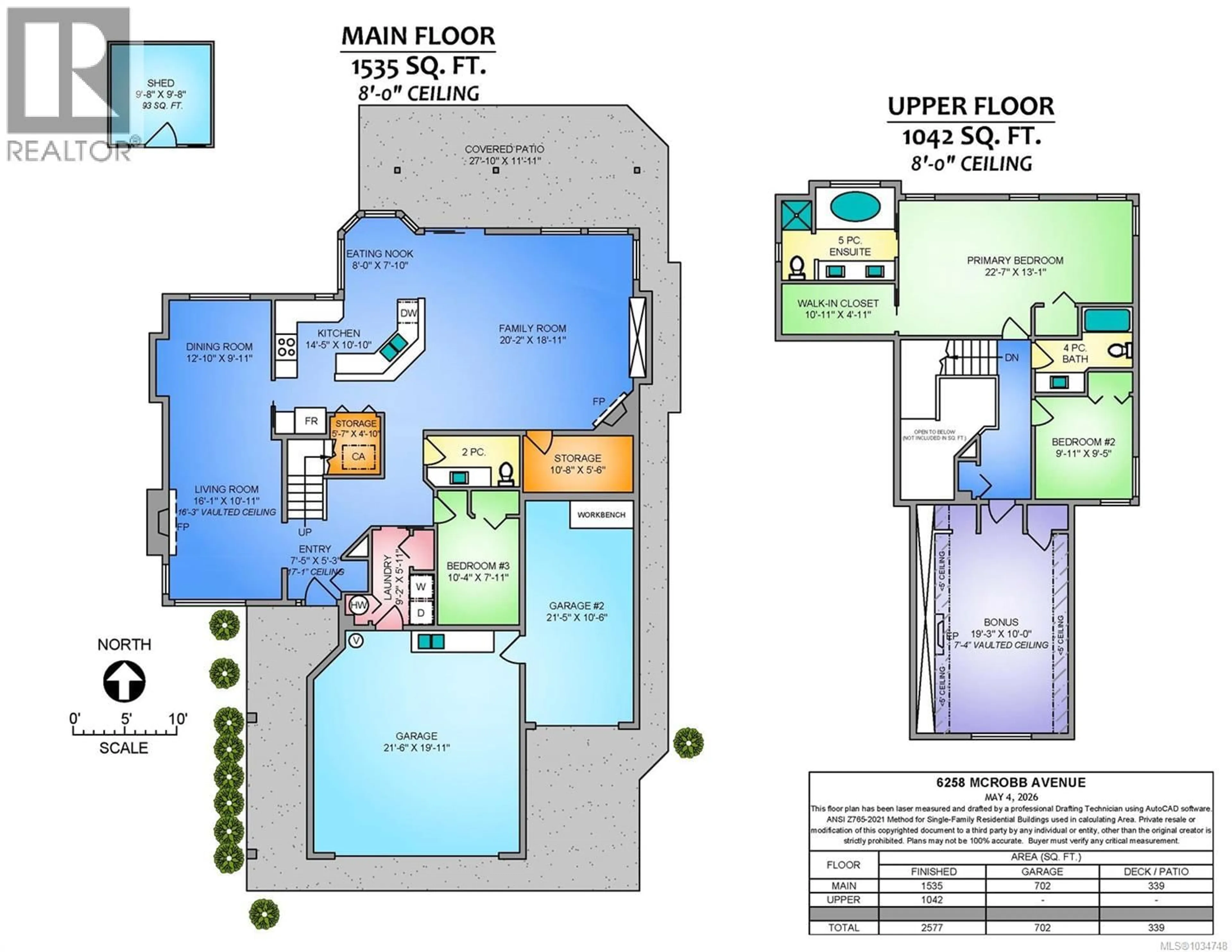 Floor plan for 6258 MCROBB AVENUE, Nanaimo British Columbia V9V1M4
