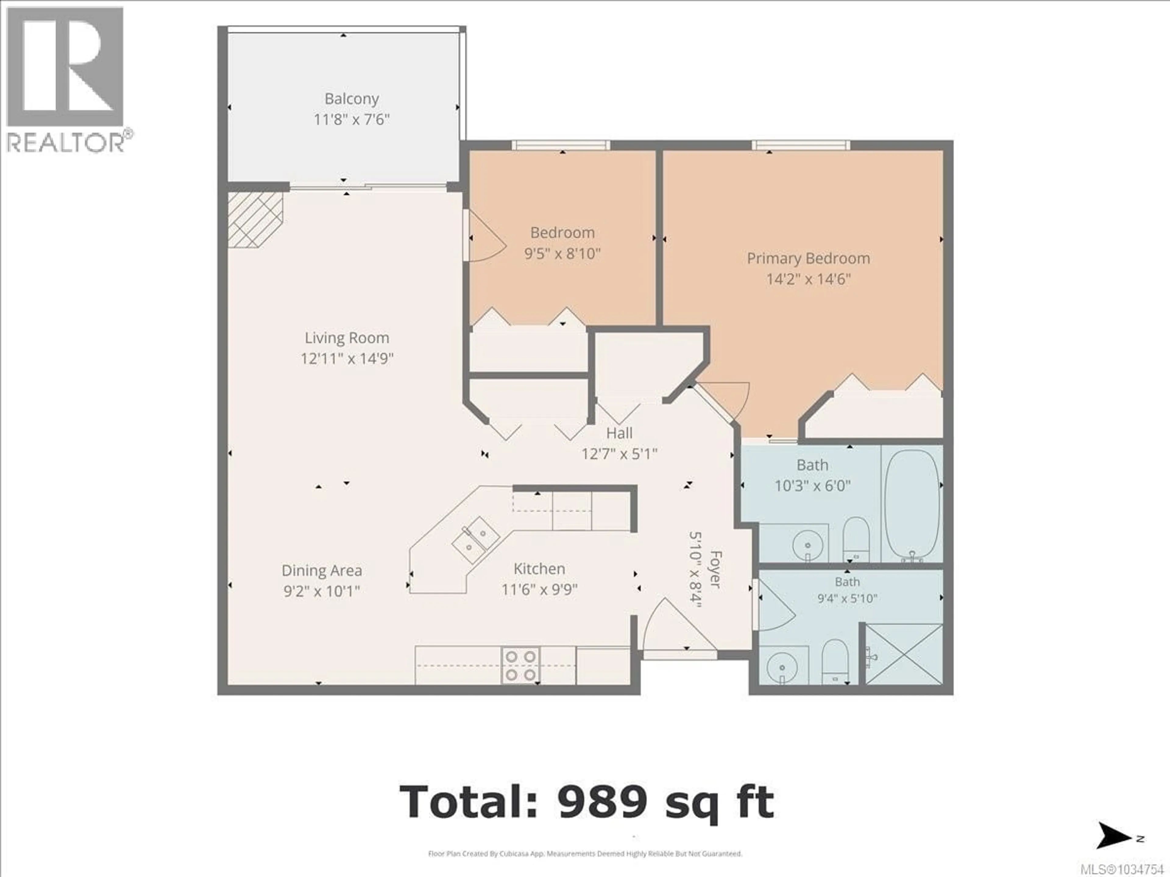 Floor plan for 205 - 2825 3RD AVENUE, Port Alberni British Columbia V9Y2A9