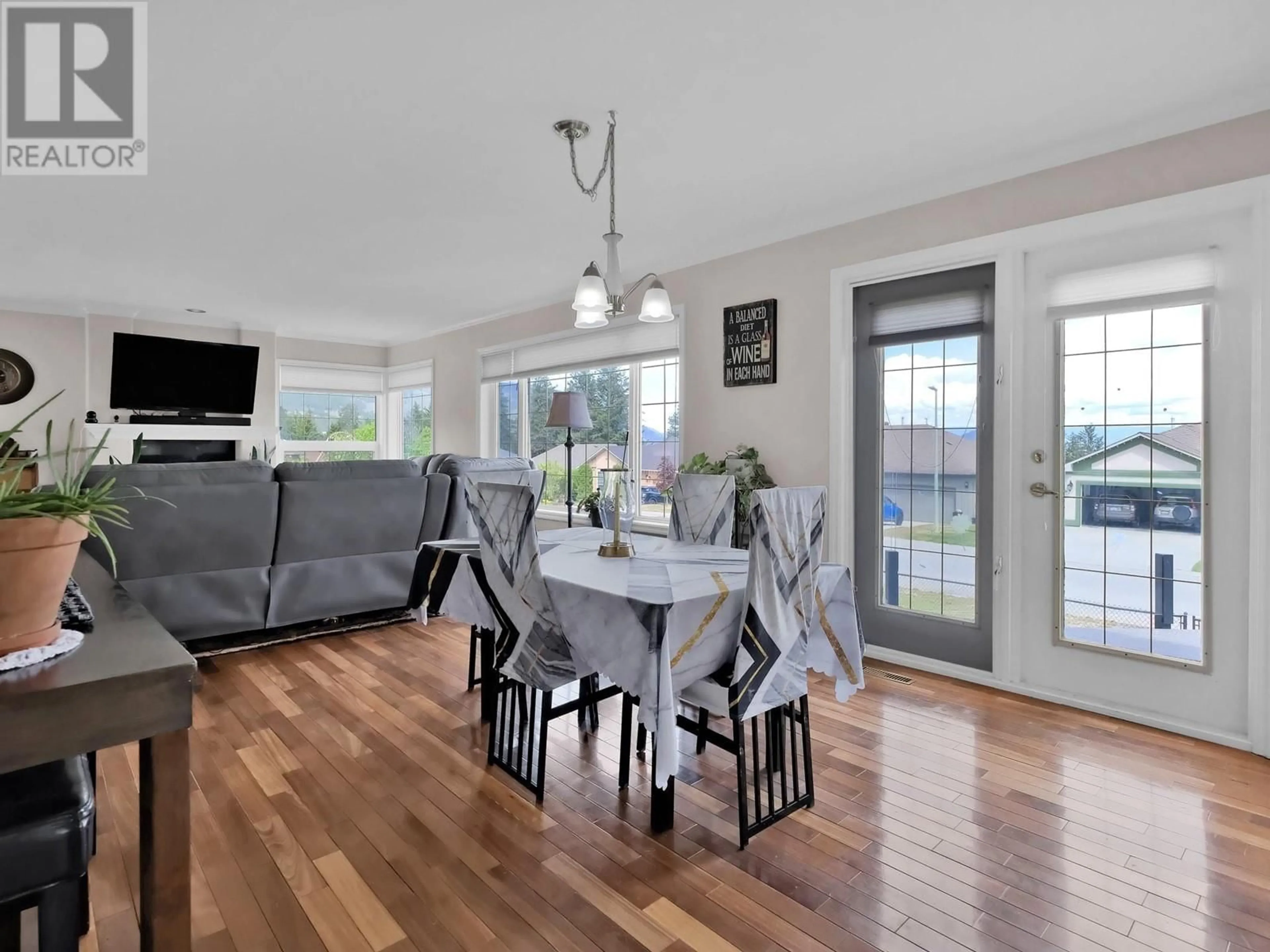 Dining room, wood/laminate floor for 3540 GLEN EAGLES DRIVE, West Kelowna British Columbia V4T2L6