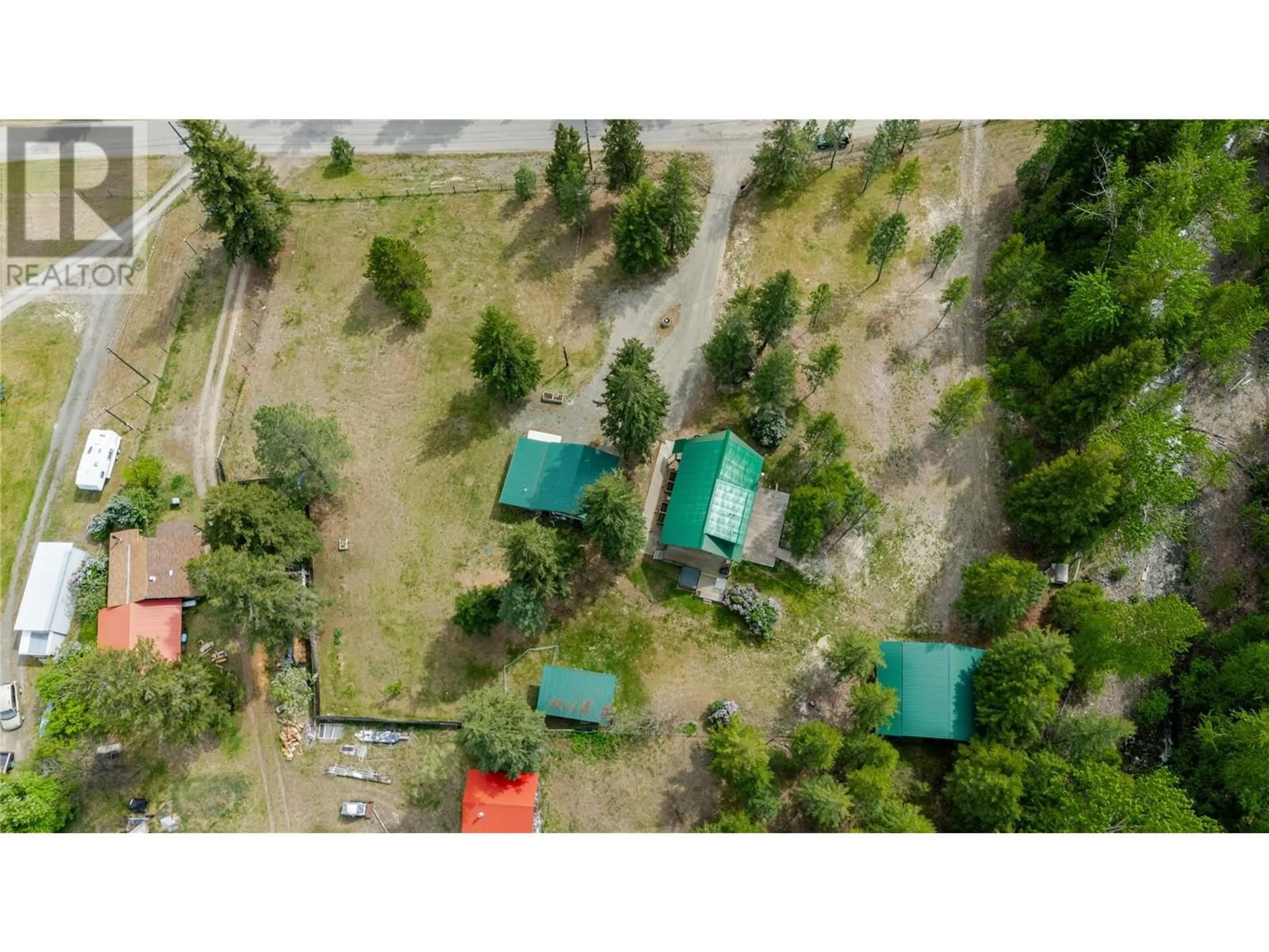 A pic from outside/outdoor area/front of a property/back of a property/a pic from drone, forest/trees view for 753 LEONIE CREEK ROAD, Barriere British Columbia V0E1E0