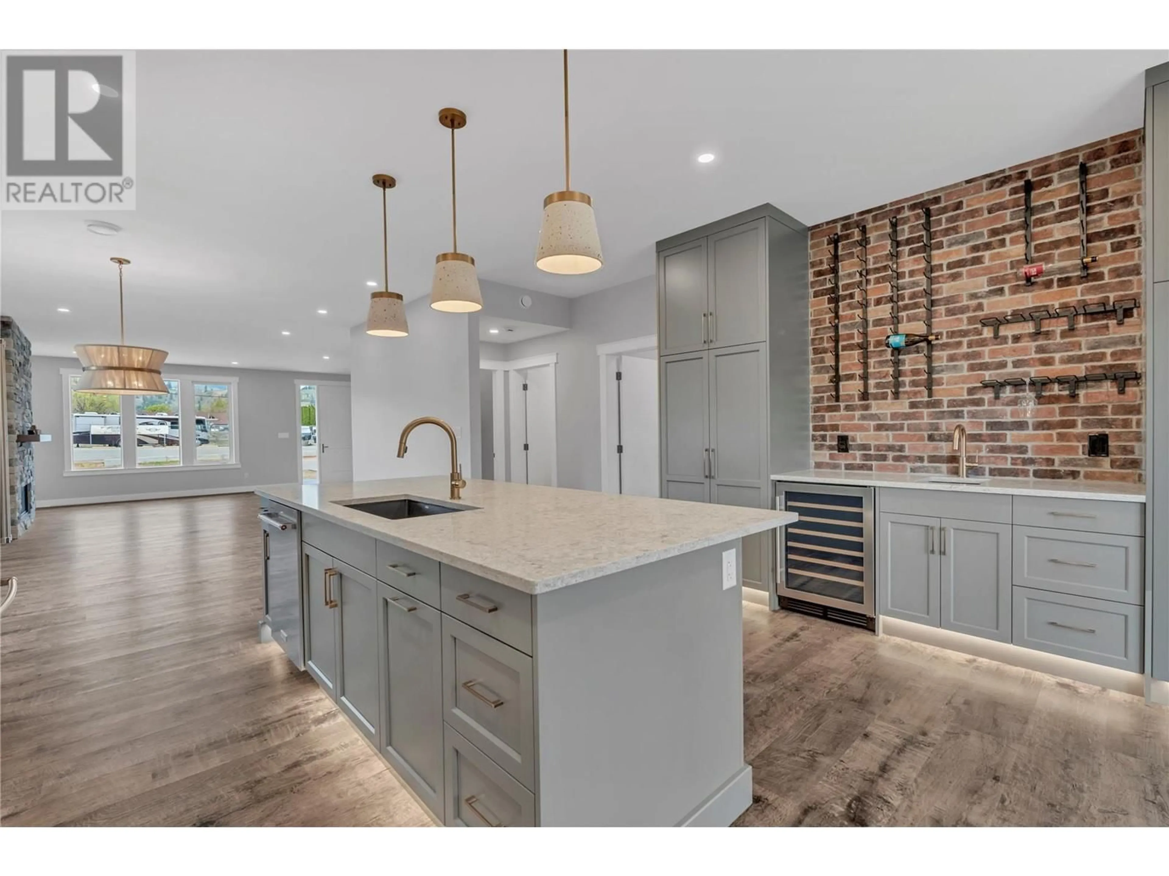 Open concept kitchen, ceramic/tile floor for 1735 BRITTON ROAD, Summerland British Columbia V0H1Z9