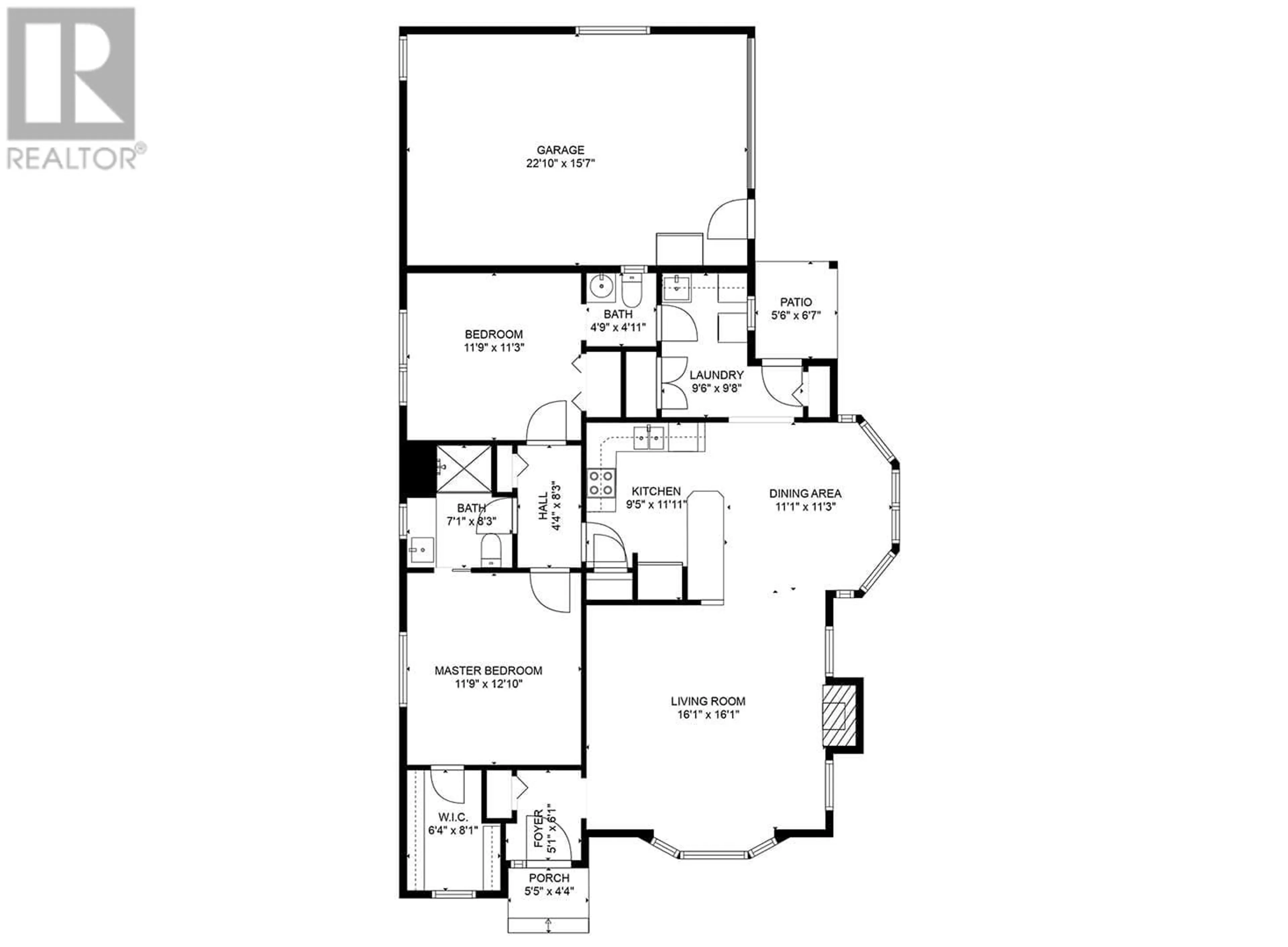 Floor plan for 1401 12 STREET, Vernon British Columbia V1B2S6