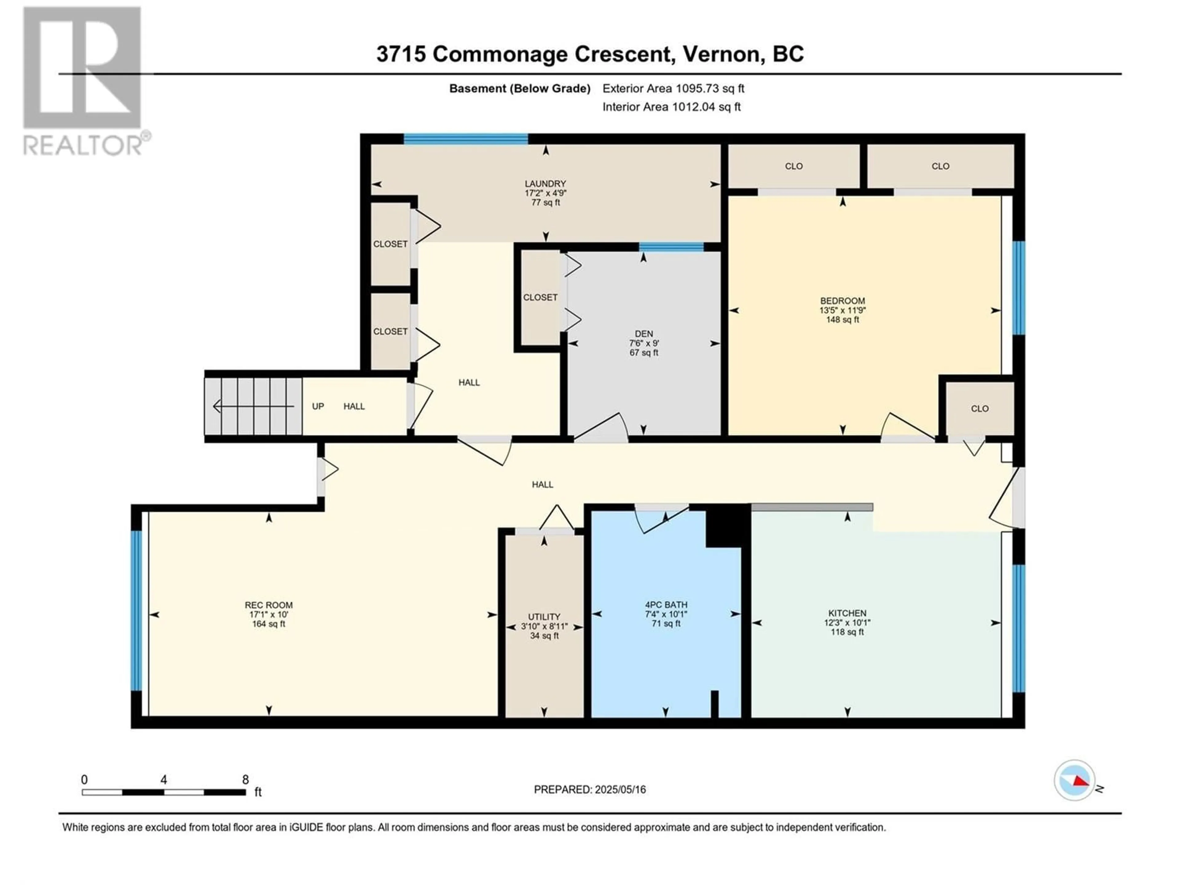 Floor plan for 3715 COMMONAGE CRESCENT, Vernon British Columbia V1T8M4