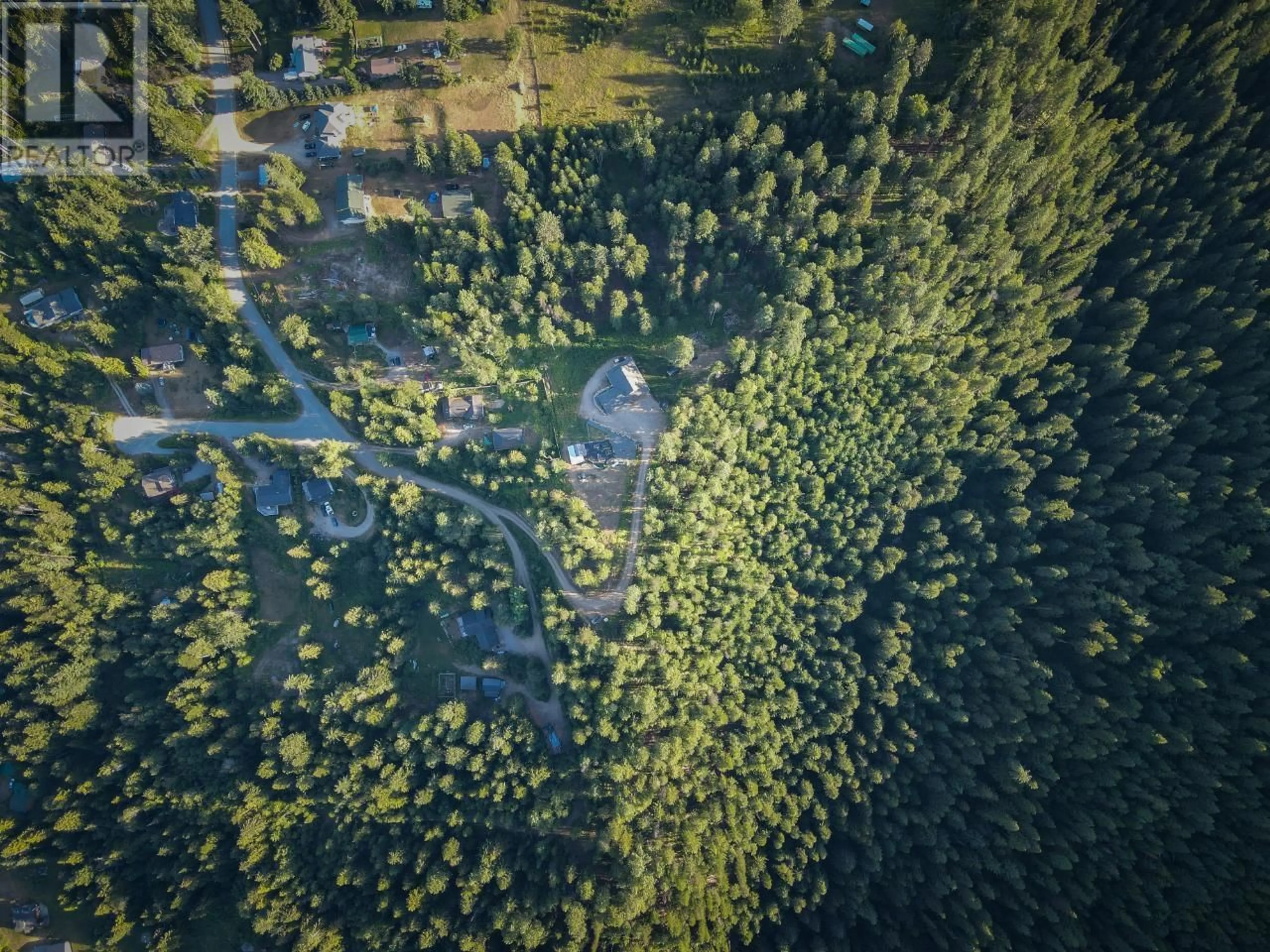 A pic from outside/outdoor area/front of a property/back of a property/a pic from drone, forest/trees view for 4351 POPLAR RIDGE ROAD, Krestova British Columbia V0G1H1