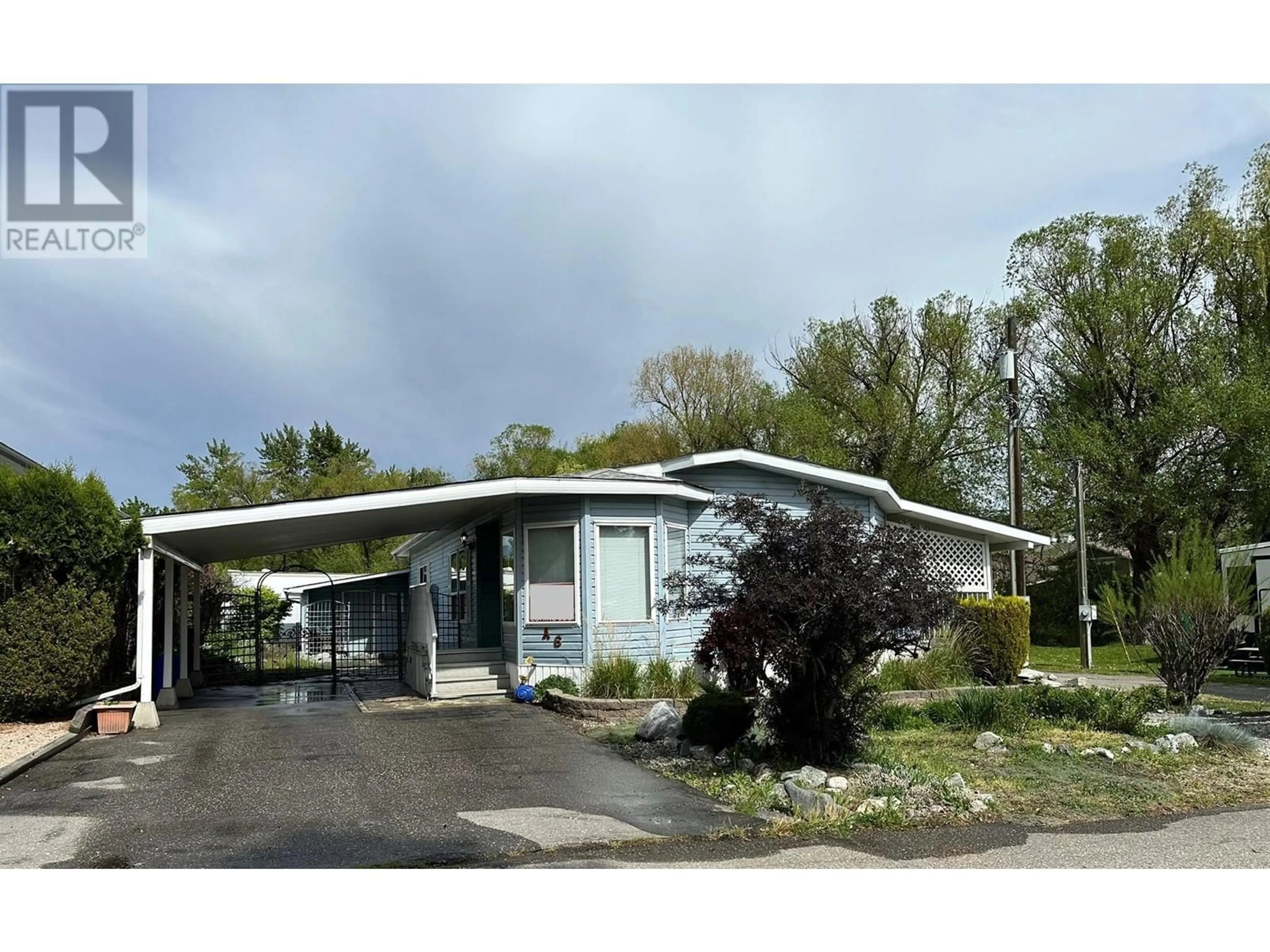 Home with vinyl exterior material, street for A6 - 5484 25 AVENUE, Vernon British Columbia V1T7A8