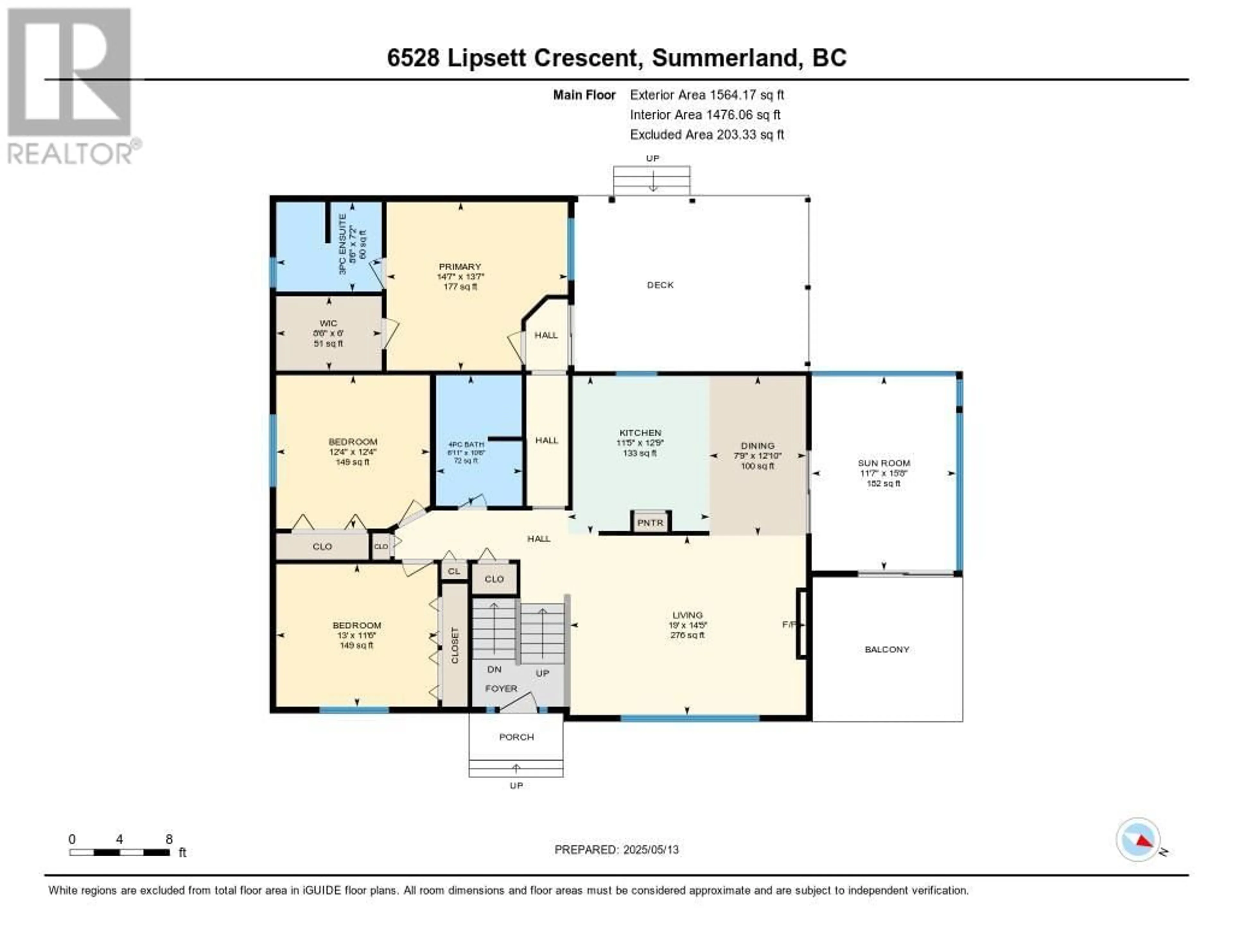 Floor plan for 6528 LIPSETT CRESCENT, Summerland British Columbia V0H1Z1