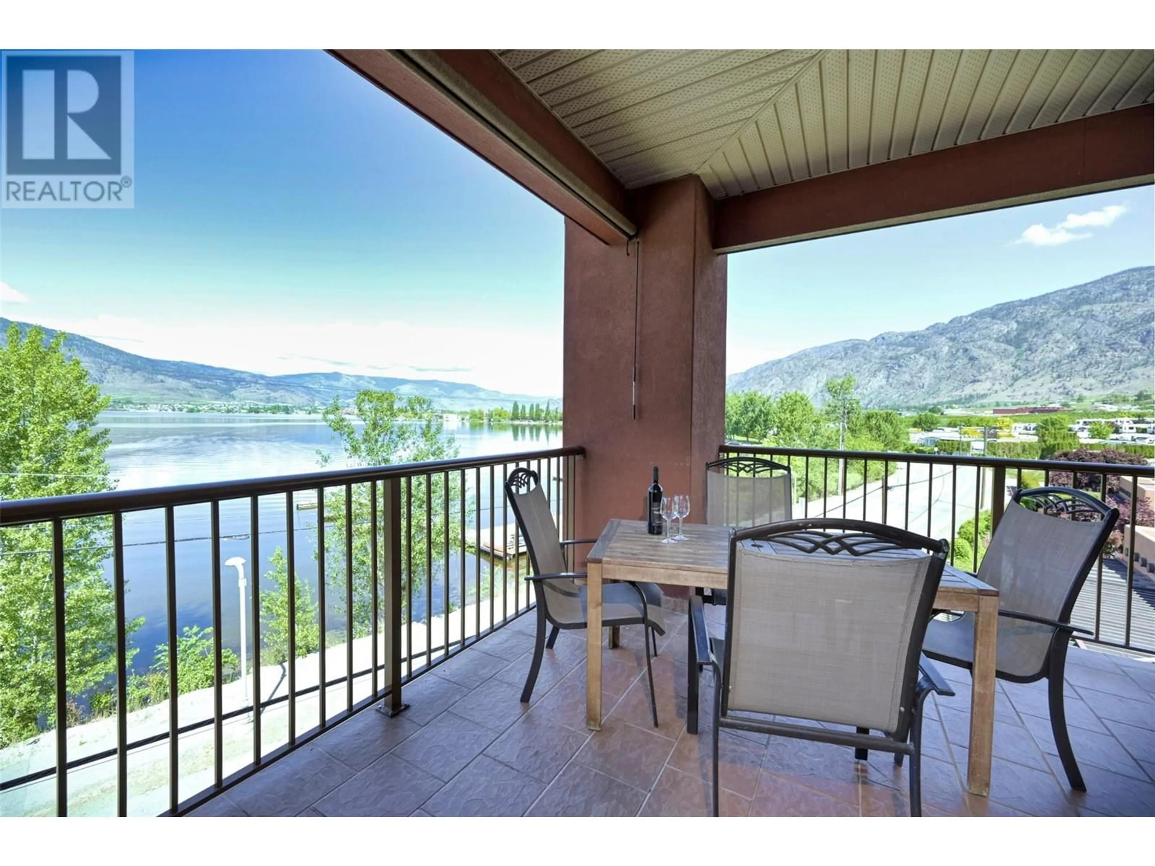 Patio, water/lake/river/ocean view for 300 - 4300 44TH AVENUE, Osoyoos British Columbia V0H1V6