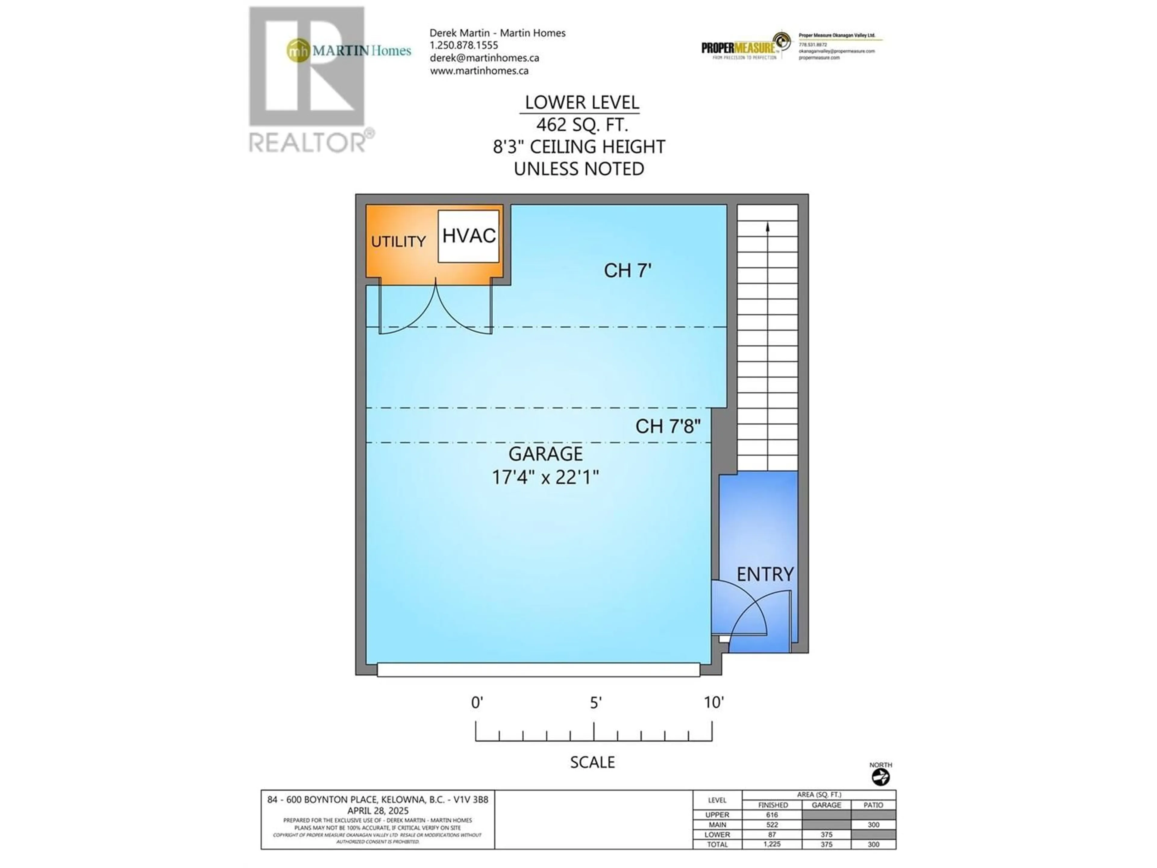 Floor plan for 84 - 600 BOYNTON PLACE, Kelowna British Columbia V1V3B8