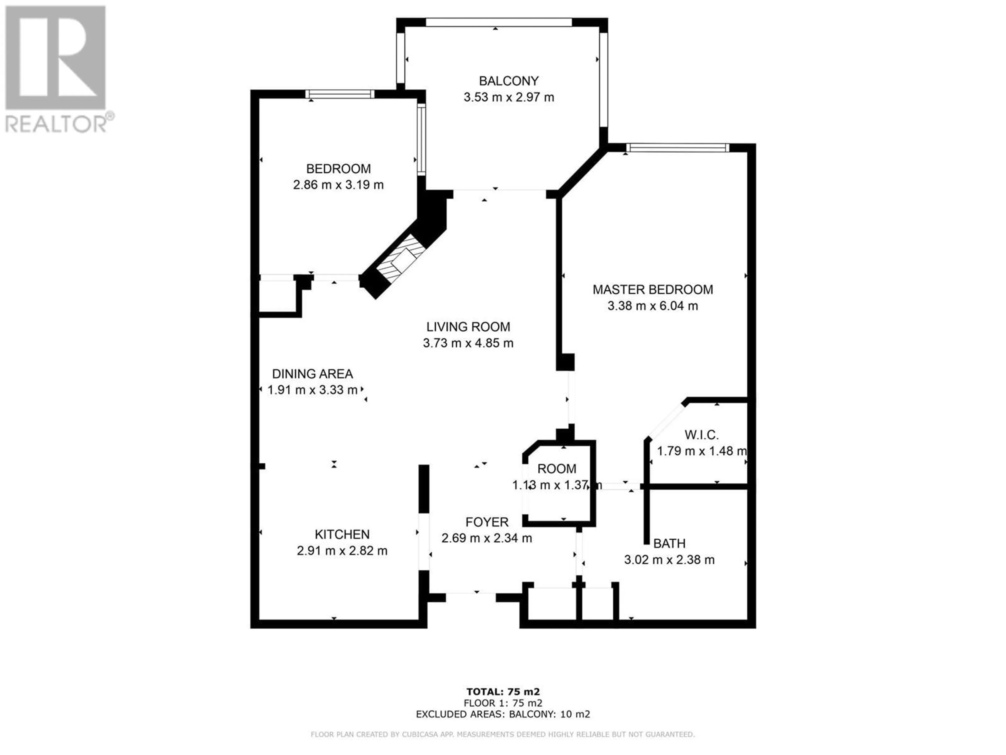 Floor plan for 205 - 3890 BROWN ROAD, West Kelowna British Columbia V4T2J5