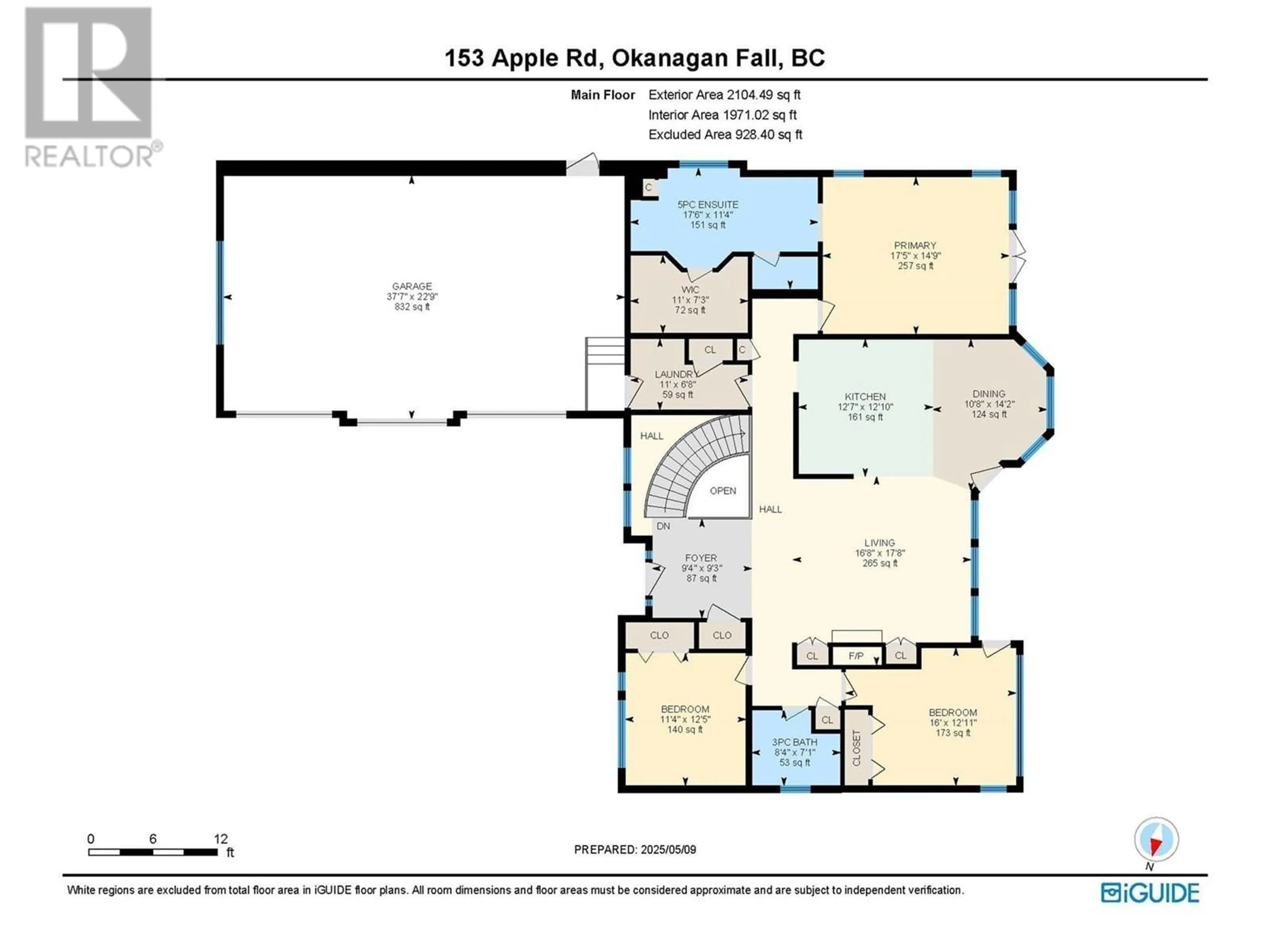Floor plan for 153 APPLE ROAD, Okanagan Falls British Columbia V0H1R3