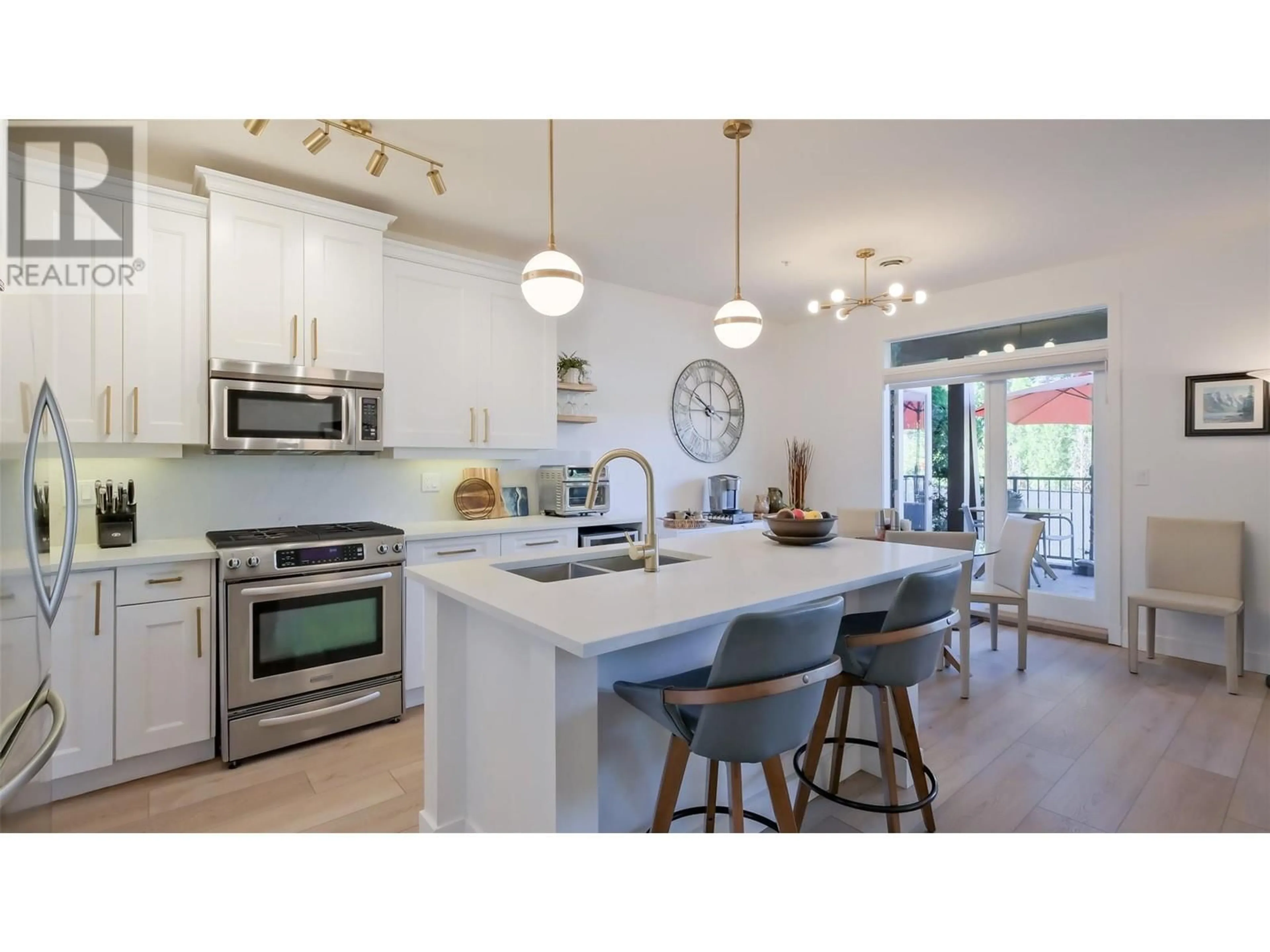 Open concept kitchen, ceramic/tile floor for 2102 - 4042 PRITCHARD DRIVE, West Kelowna British Columbia V4T3E4