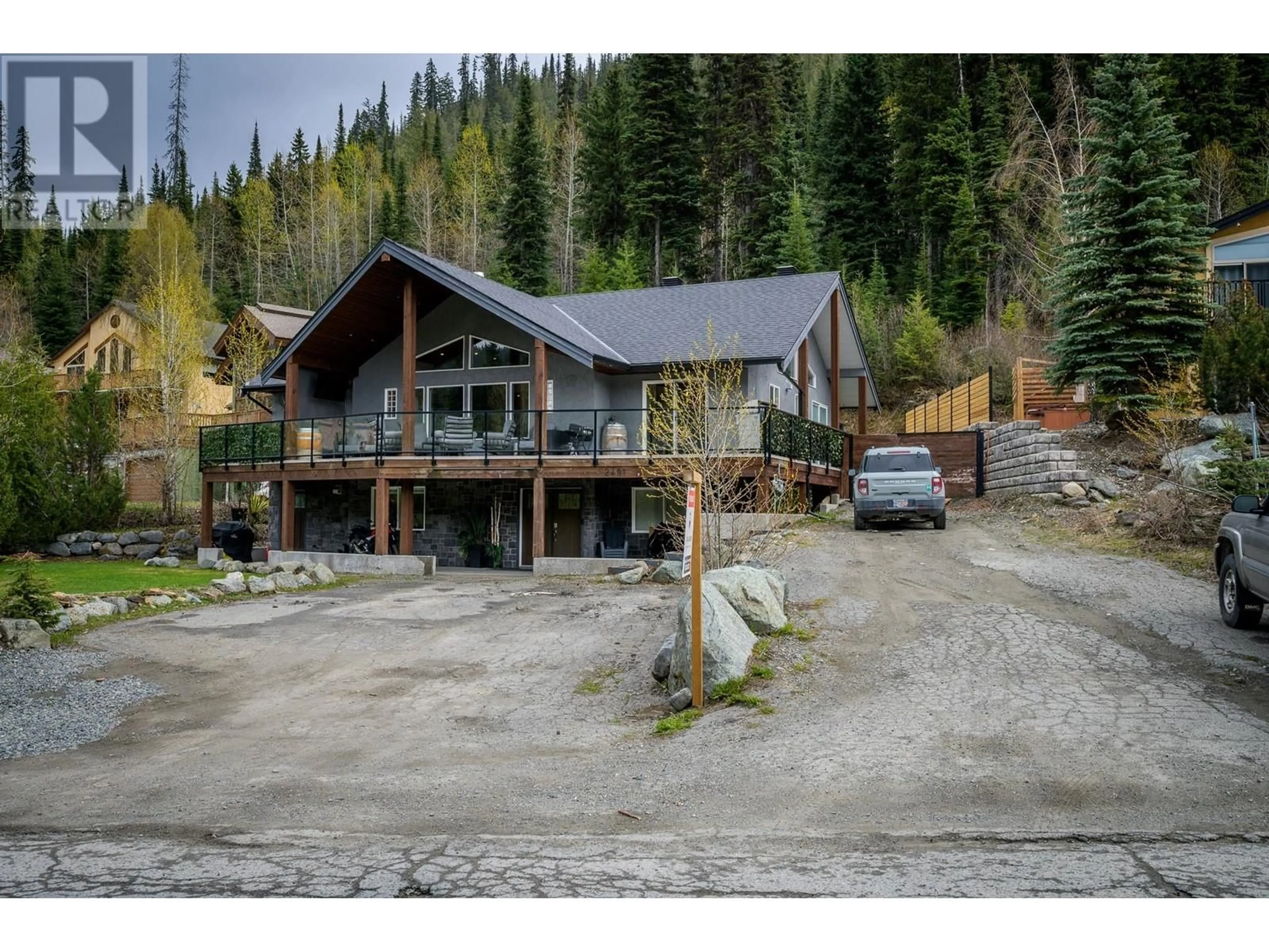 A pic from outside/outdoor area/front of a property/back of a property/a pic from drone, unknown for 2401 FAIRWAYS DRIVE, Sun Peaks British Columbia V0E5N0