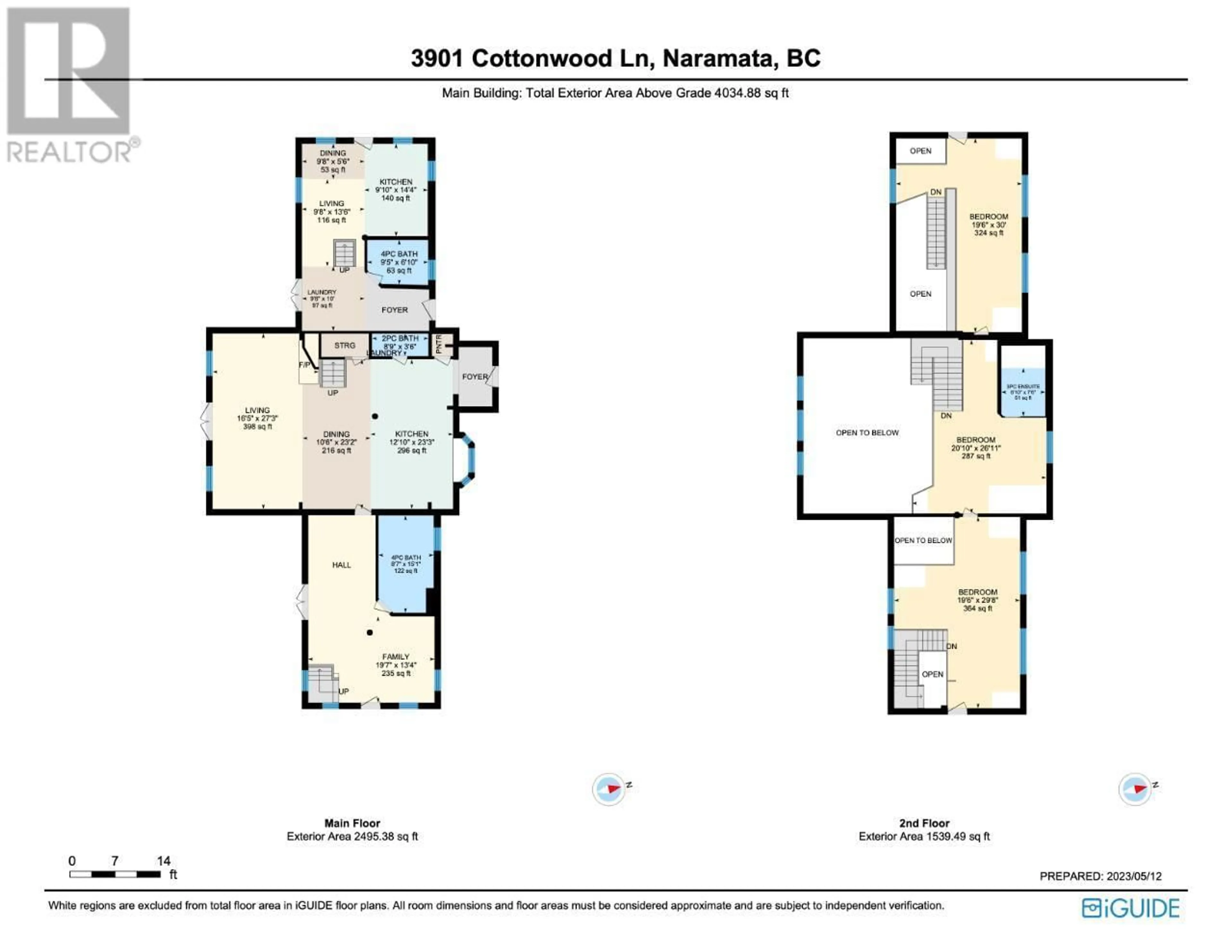 Floor plan for 3901 COTTONWOOD LANE, Naramata British Columbia V0H1N1