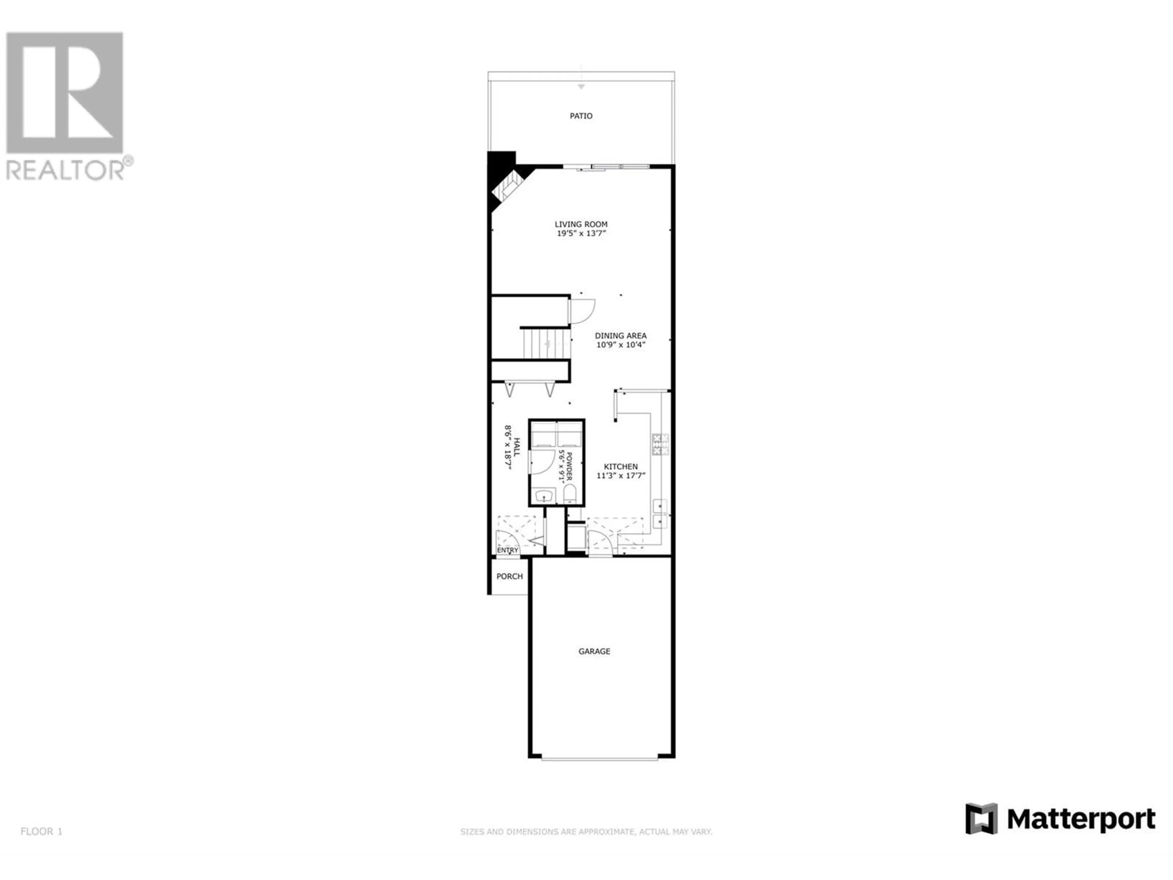 Floor plan for 19 - 1950 BURTCH ROAD, Kelowna British Columbia V1Y4B2