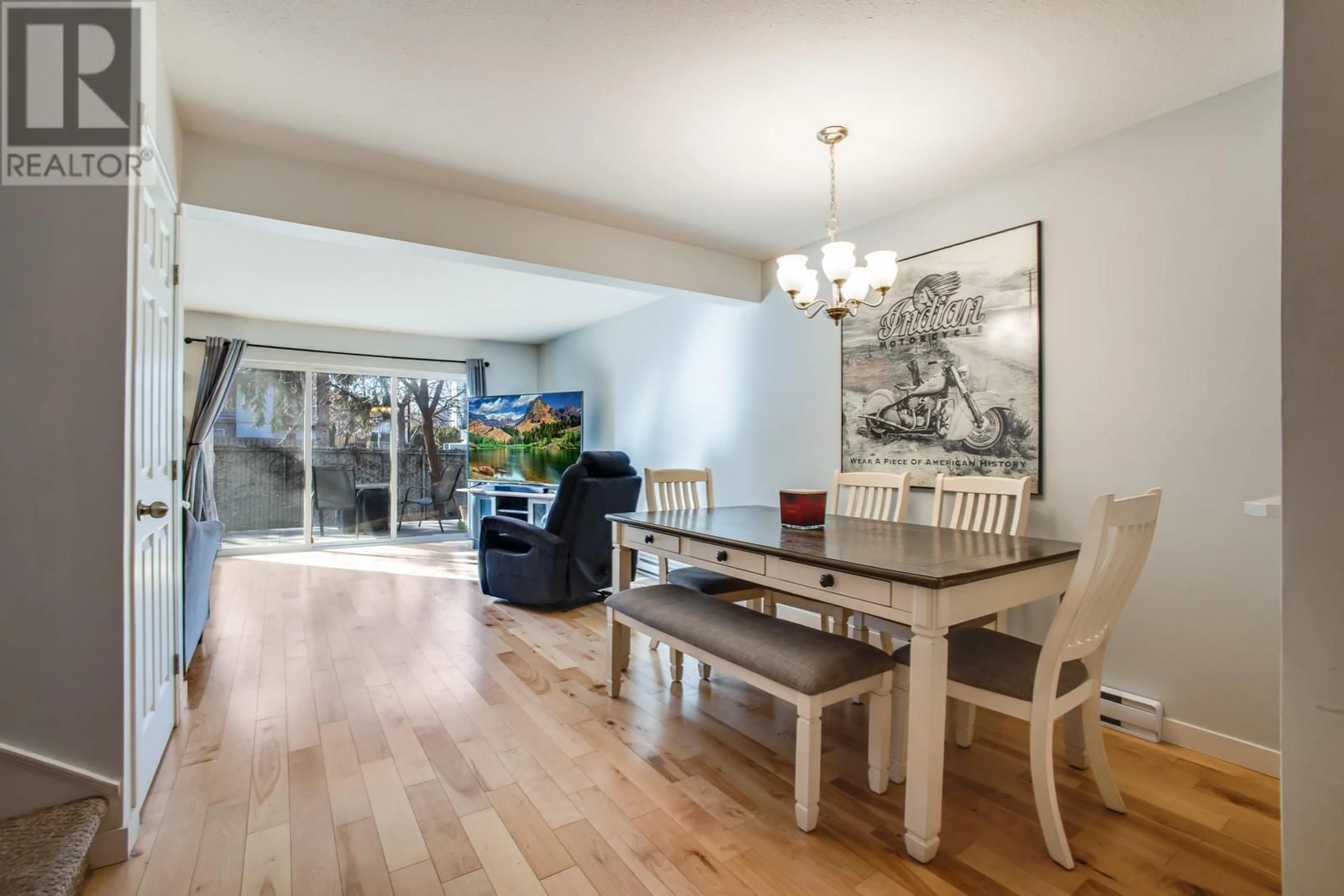 Dining room, wood/laminate floor for 19 - 1950 BURTCH ROAD, Kelowna British Columbia V1Y4B2
