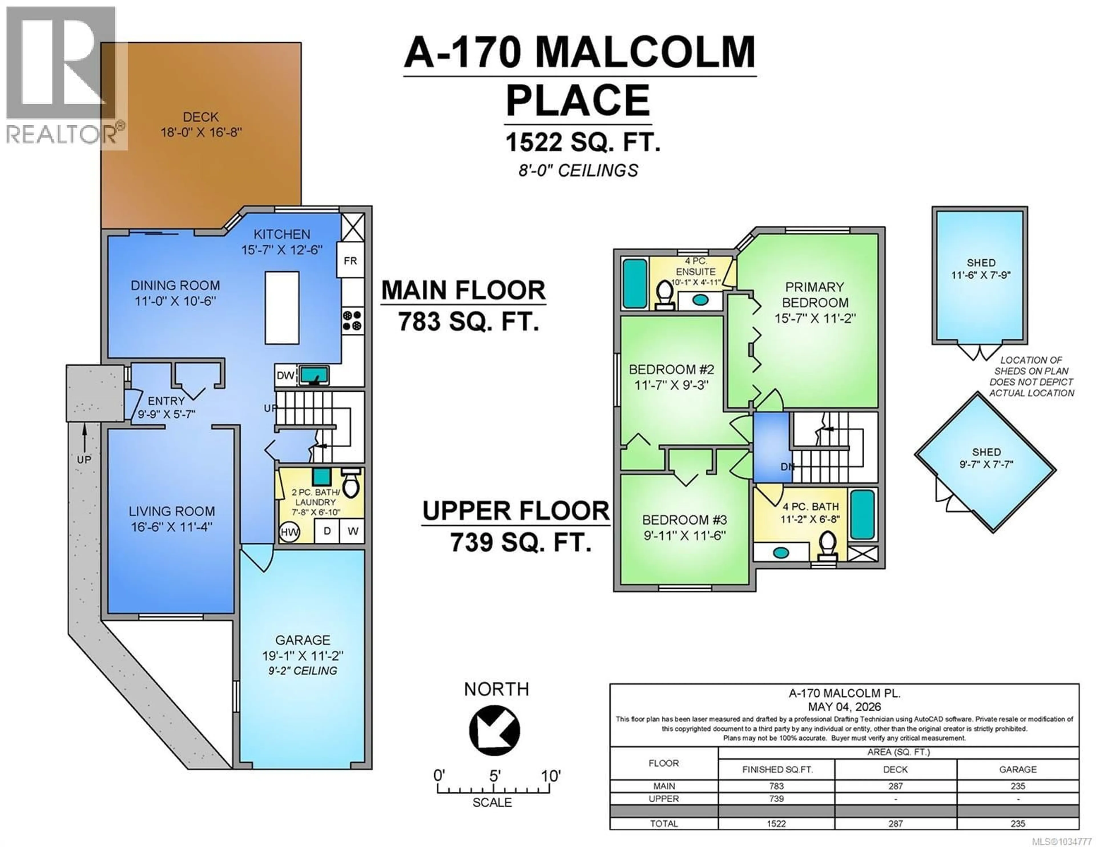 Floor plan for A - 170 MALCOLM PLACE, Courtenay British Columbia V9N8X8