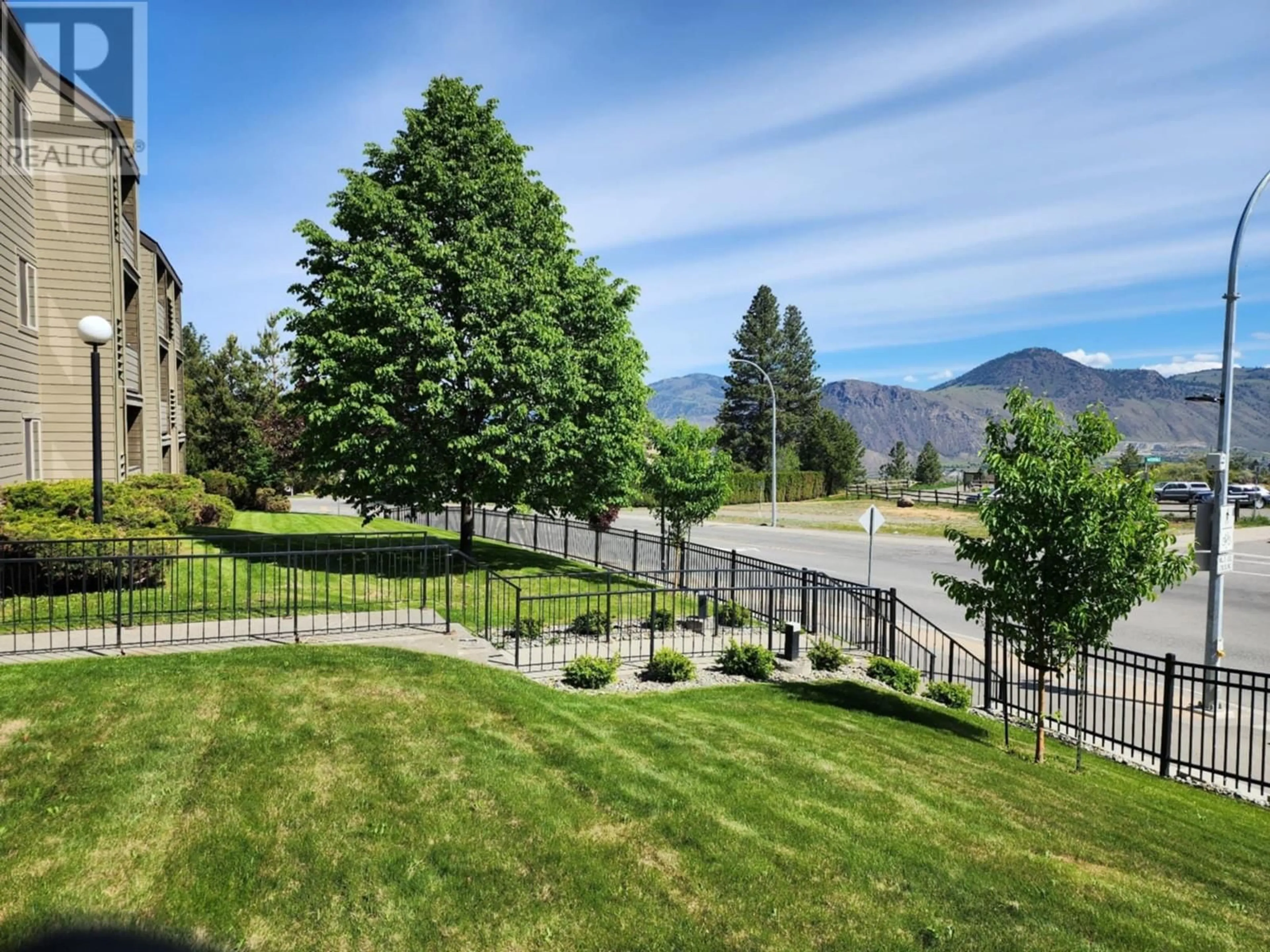 A pic from outside/outdoor area/front of a property/back of a property/a pic from drone, mountain view for 337 - 1560 SUMMIT DRIVE, Kamloops British Columbia V2E1R5