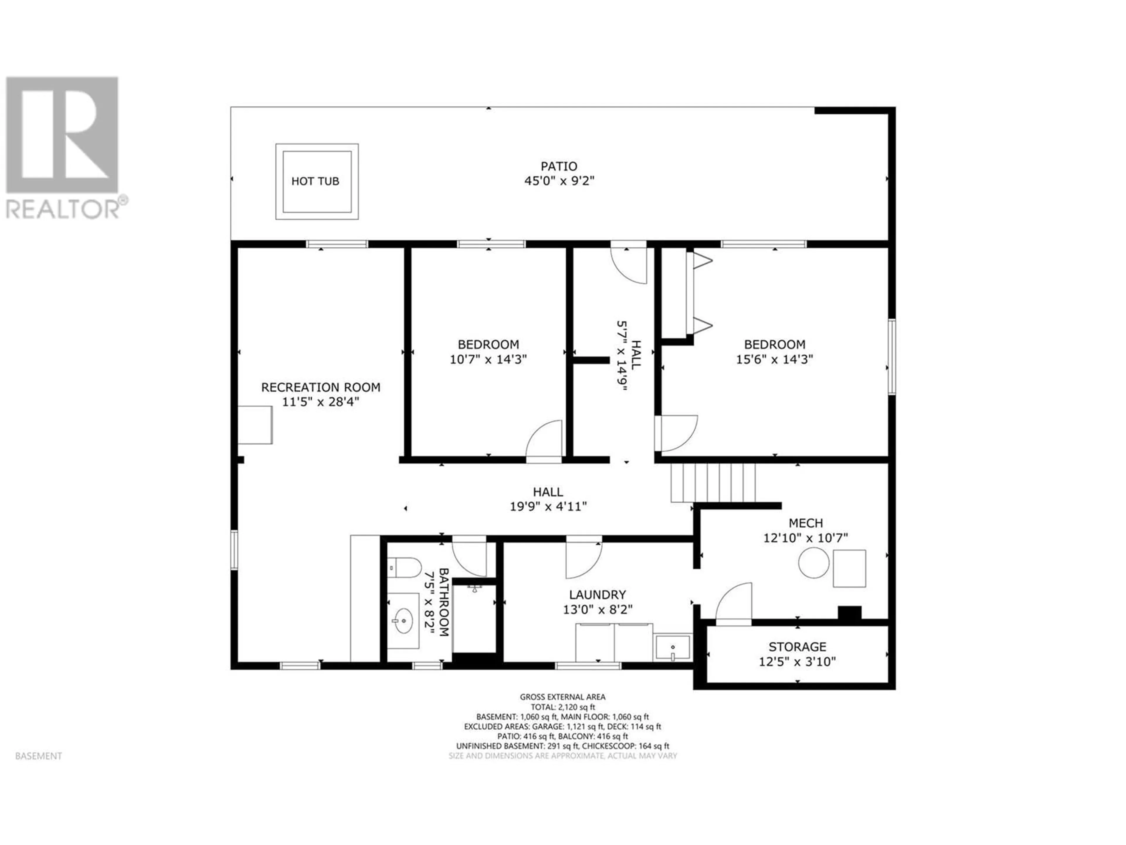 Floor plan for 7268 L & A ROAD, Vernon British Columbia V1B3S8
