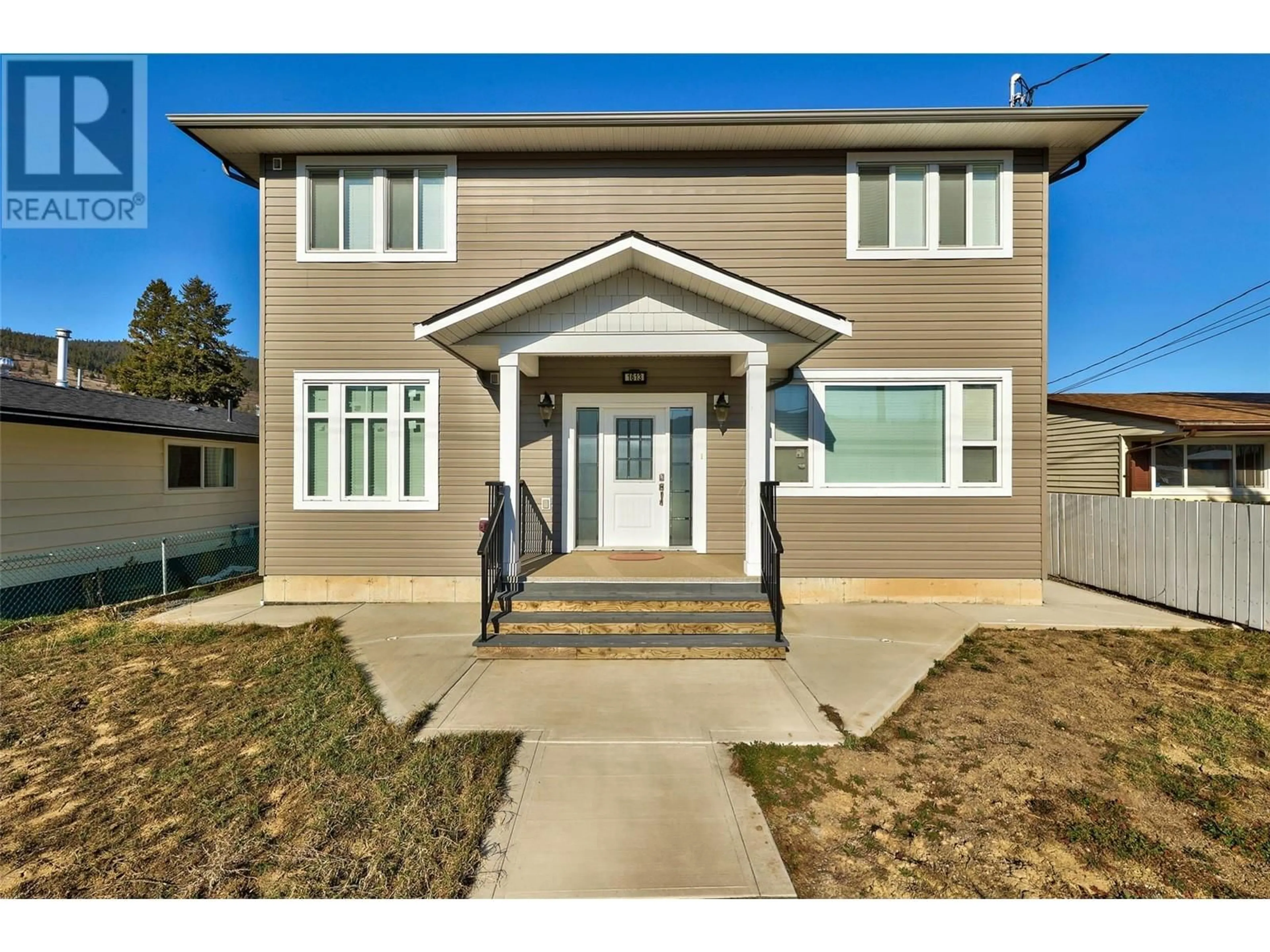 Home with vinyl exterior material, street for 1613 CANFORD AVENUE, Merritt British Columbia V1K1R6