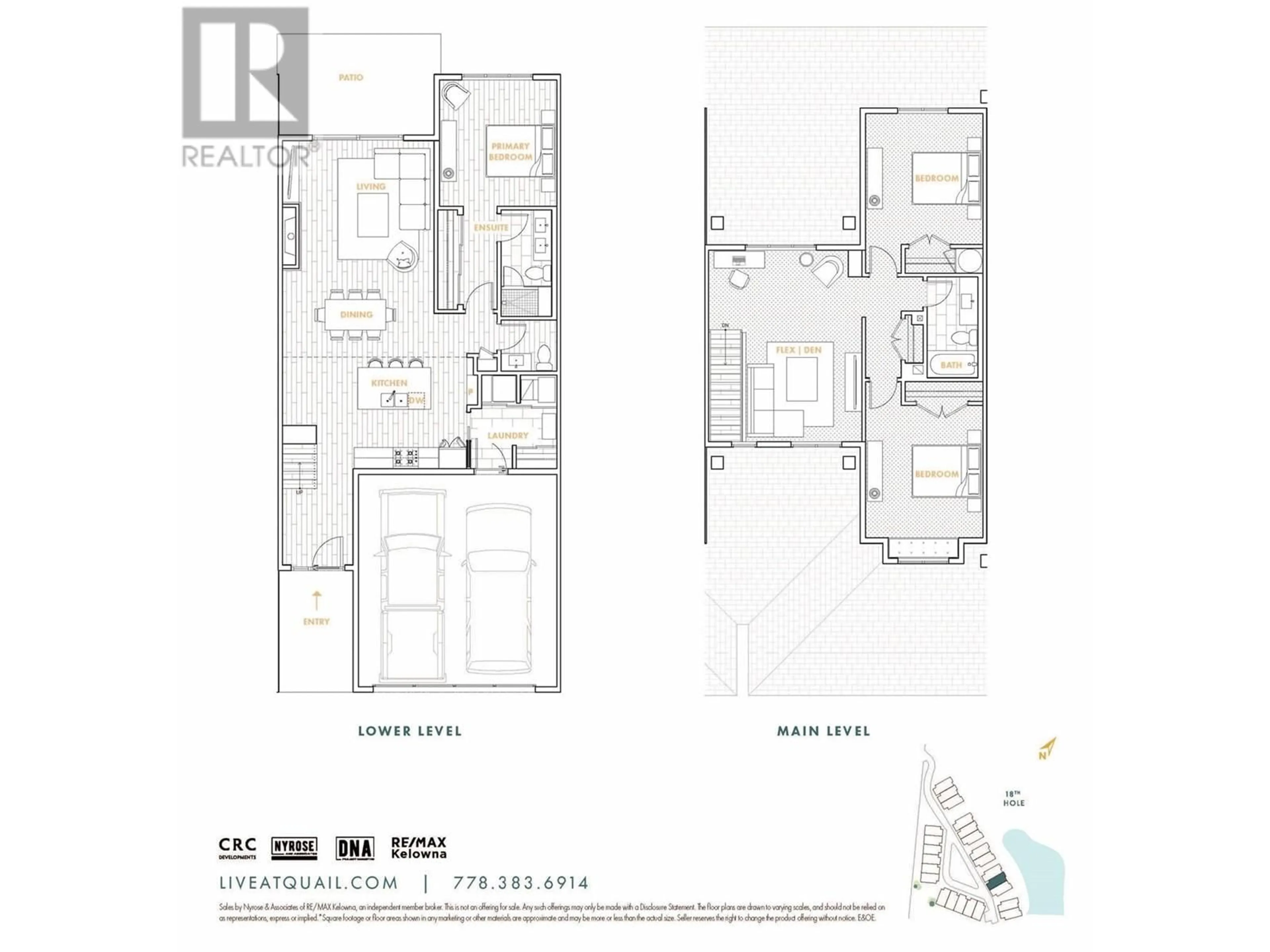 Floor plan for 10 - 1979 COUNTRY CLUB DRIVE, Kelowna British Columbia V1X0H6