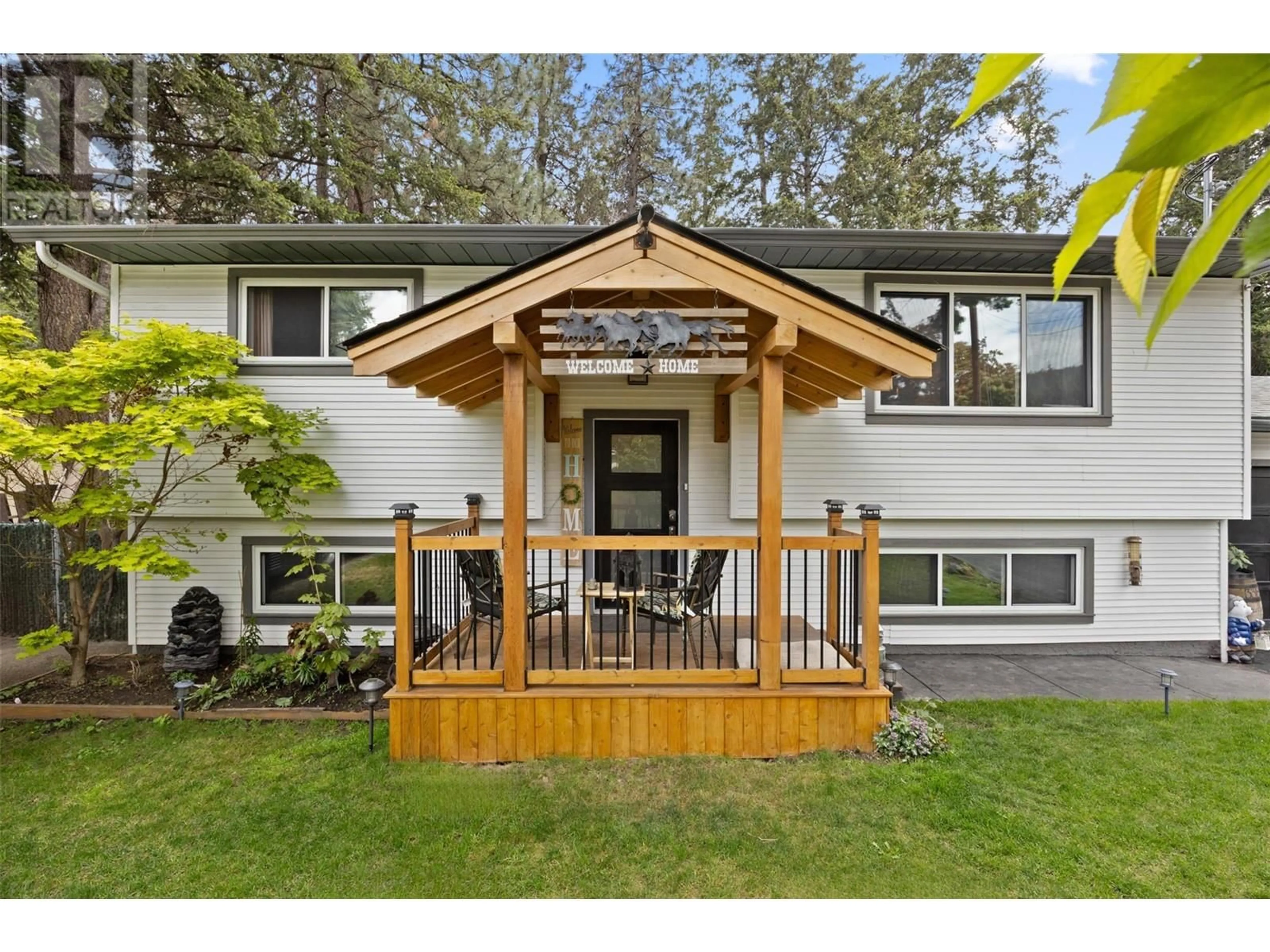 Home with vinyl exterior material, mountain view for 3380 MCMILLAN ROAD, West Kelowna British Columbia V4T1H1