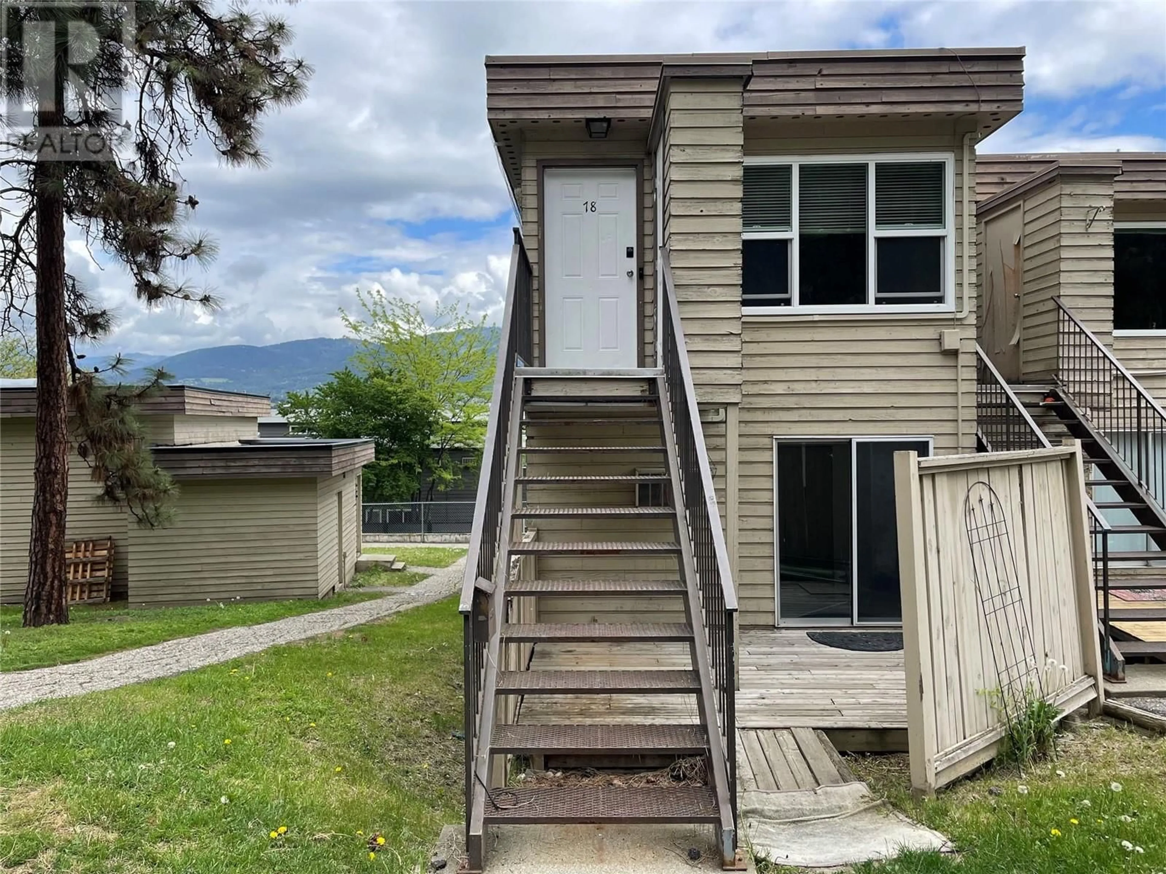 A pic from outside/outdoor area/front of a property/back of a property/a pic from drone, mountain view for 78 - 3800 40 AVENUE, Vernon British Columbia V1T6S3