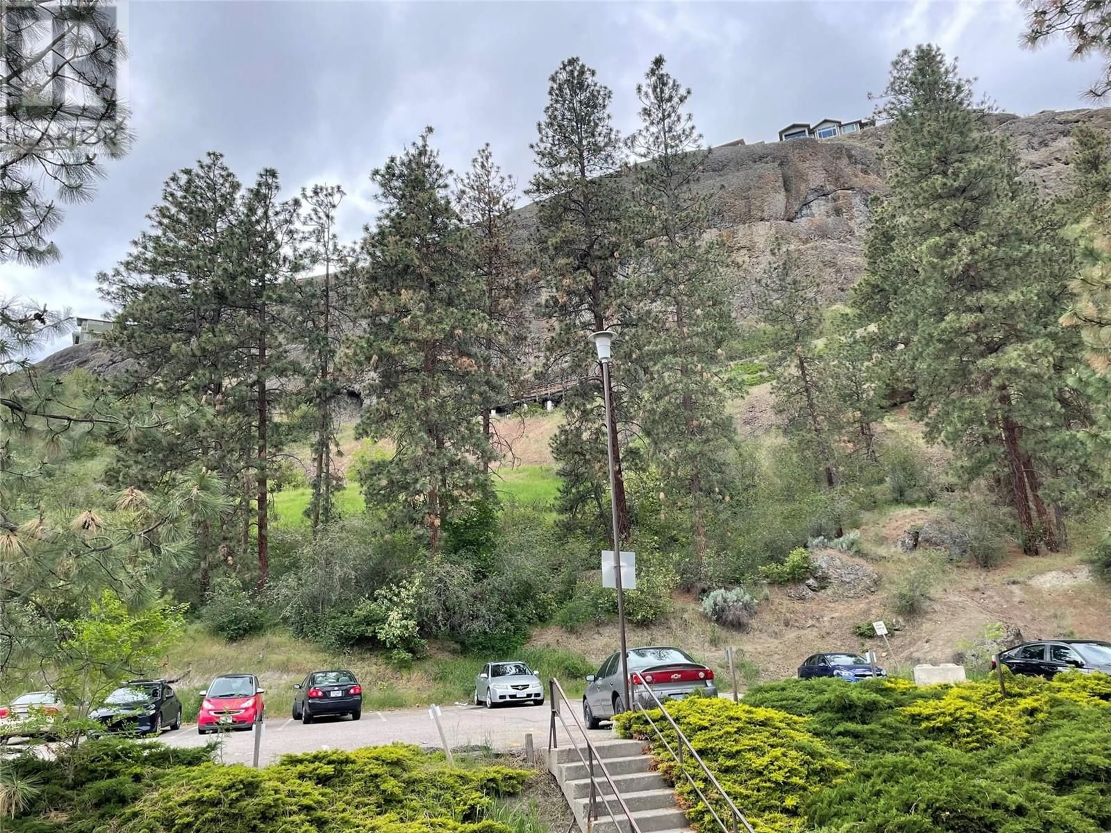 A pic from outside/outdoor area/front of a property/back of a property/a pic from drone, forest/trees view for 78 - 3800 40 AVENUE, Vernon British Columbia V1T6S3