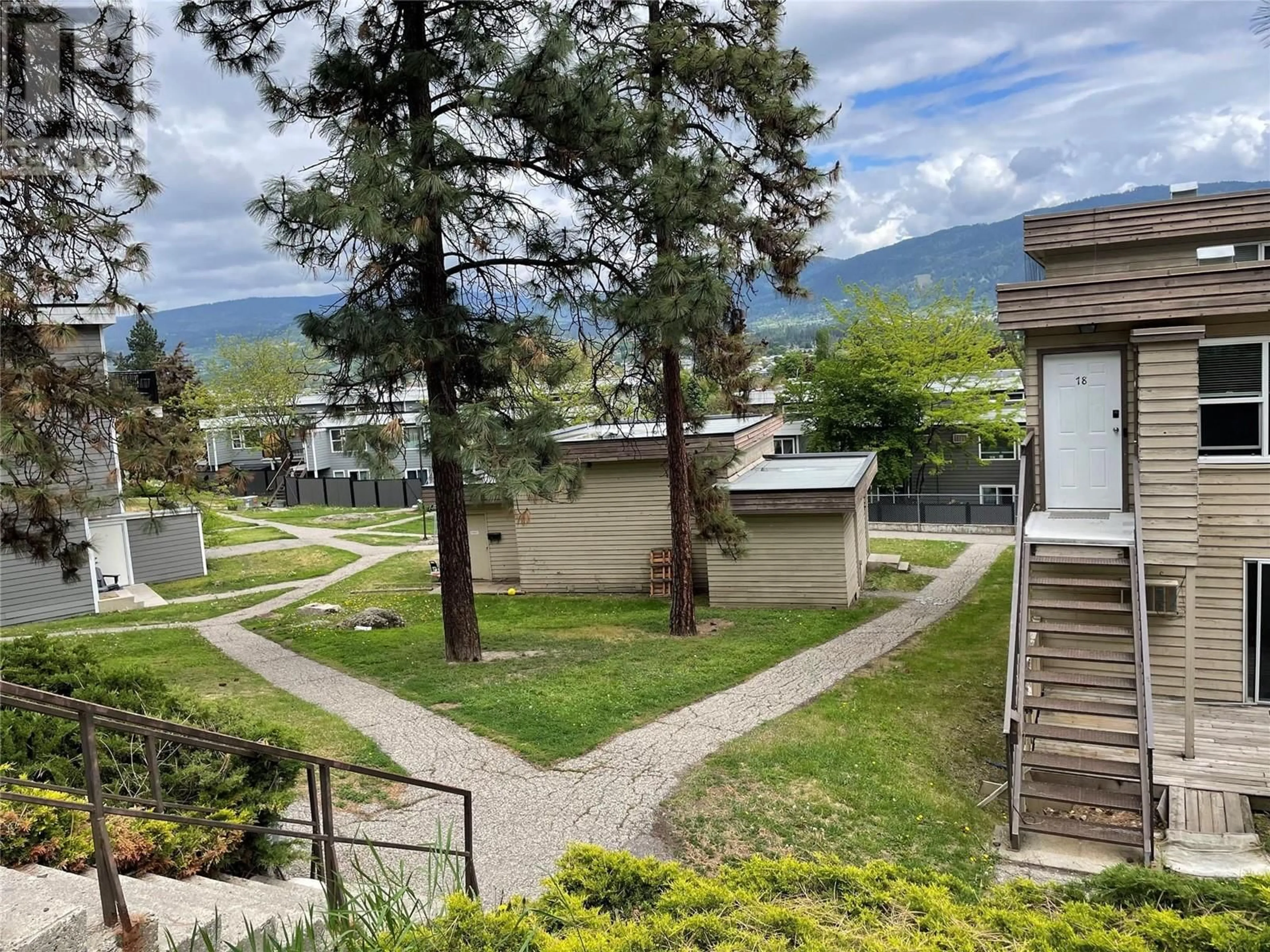 A pic from outside/outdoor area/front of a property/back of a property/a pic from drone, mountain view for 78 - 3800 40 AVENUE, Vernon British Columbia V1T6S3