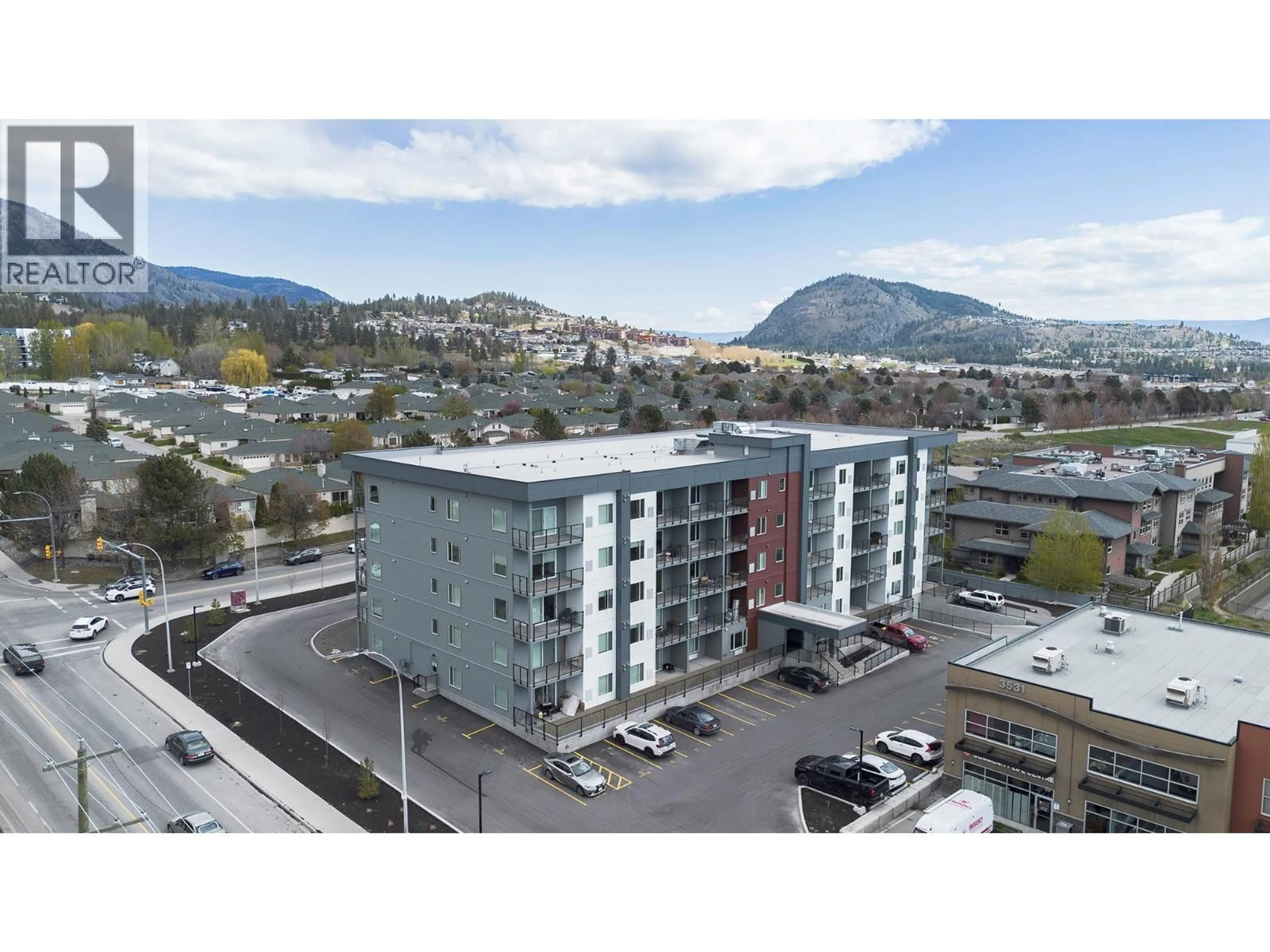A pic from outside/outdoor area/front of a property/back of a property/a pic from drone, mountain view for 318 - 2345 BUTT ROAD, West Kelowna British Columbia V4T1N6
